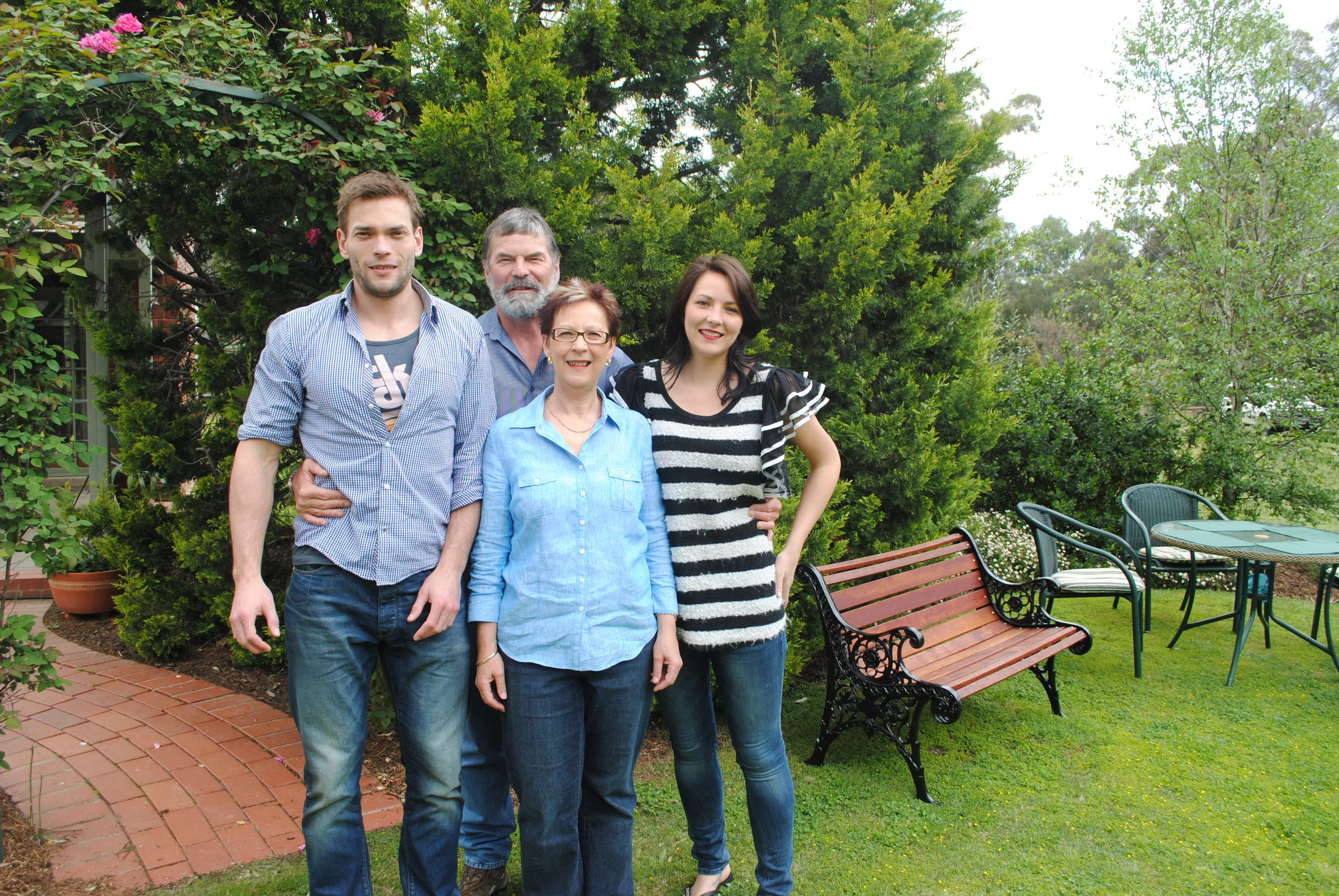 My family, at Dad's 60th. I'm a big family person and they have all helped me over the years. Mum and Dad especially, who help lug things to the Bridal Show and helps me with set up and back down. I'm a lucky girl