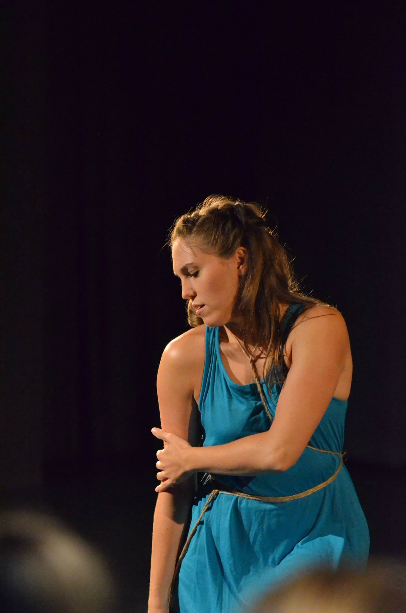 "An Unimportant Failure" Written by Zoey Cane Belyea, Choreographed by Devon J. Adams. A Tether work. Photograph by Lamplight Photography