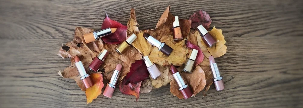 New, on trend autumn colours for your nails and lips