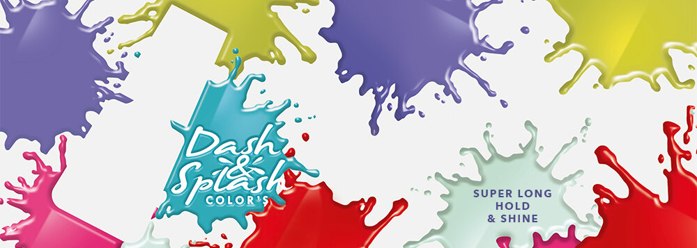 Love a bit of 80's creativities? Enjoy the new Dash &amp; Splash nail polish Collection!