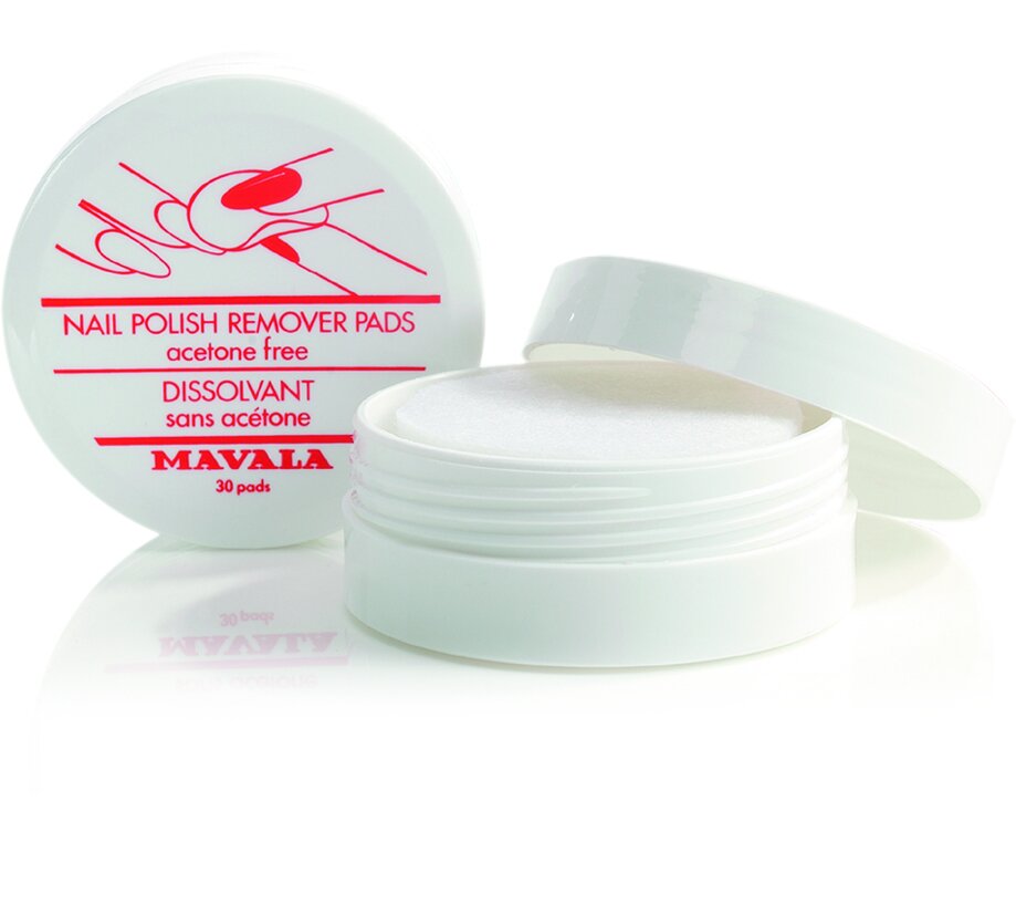 Nail polish remover pads