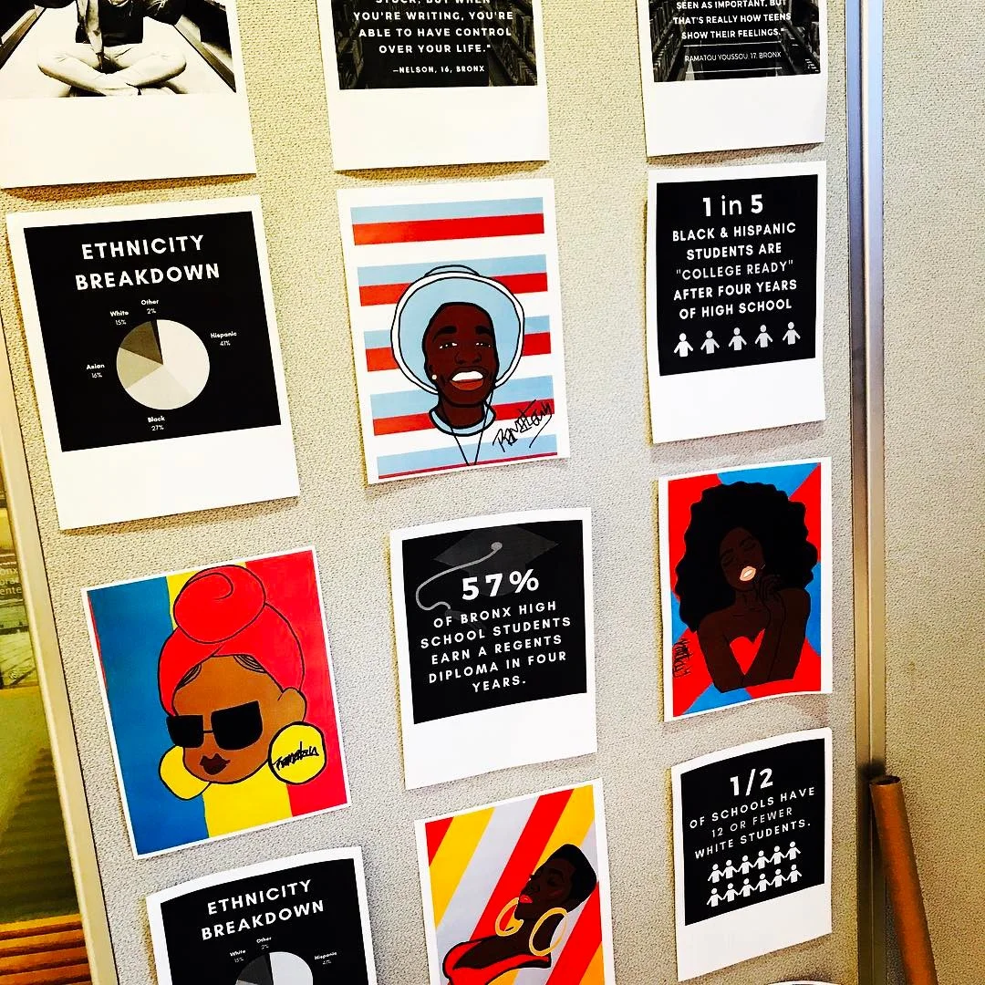 Student art from TeensTakeCharge 4/28/17 @nypl @TeensTakeChargeNYC