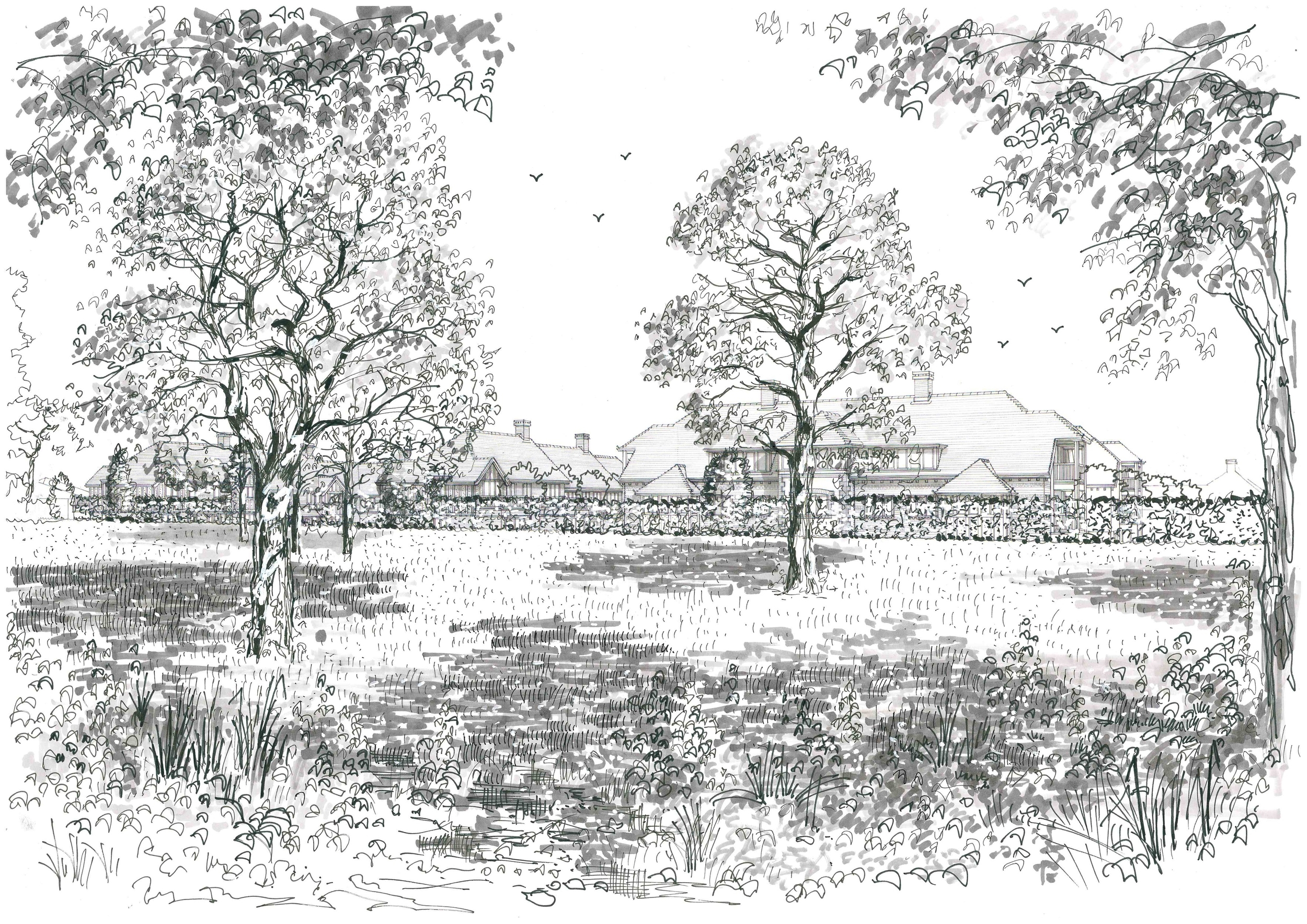 Perspective BlksBCD from green belt_with trees_20150821.jpg