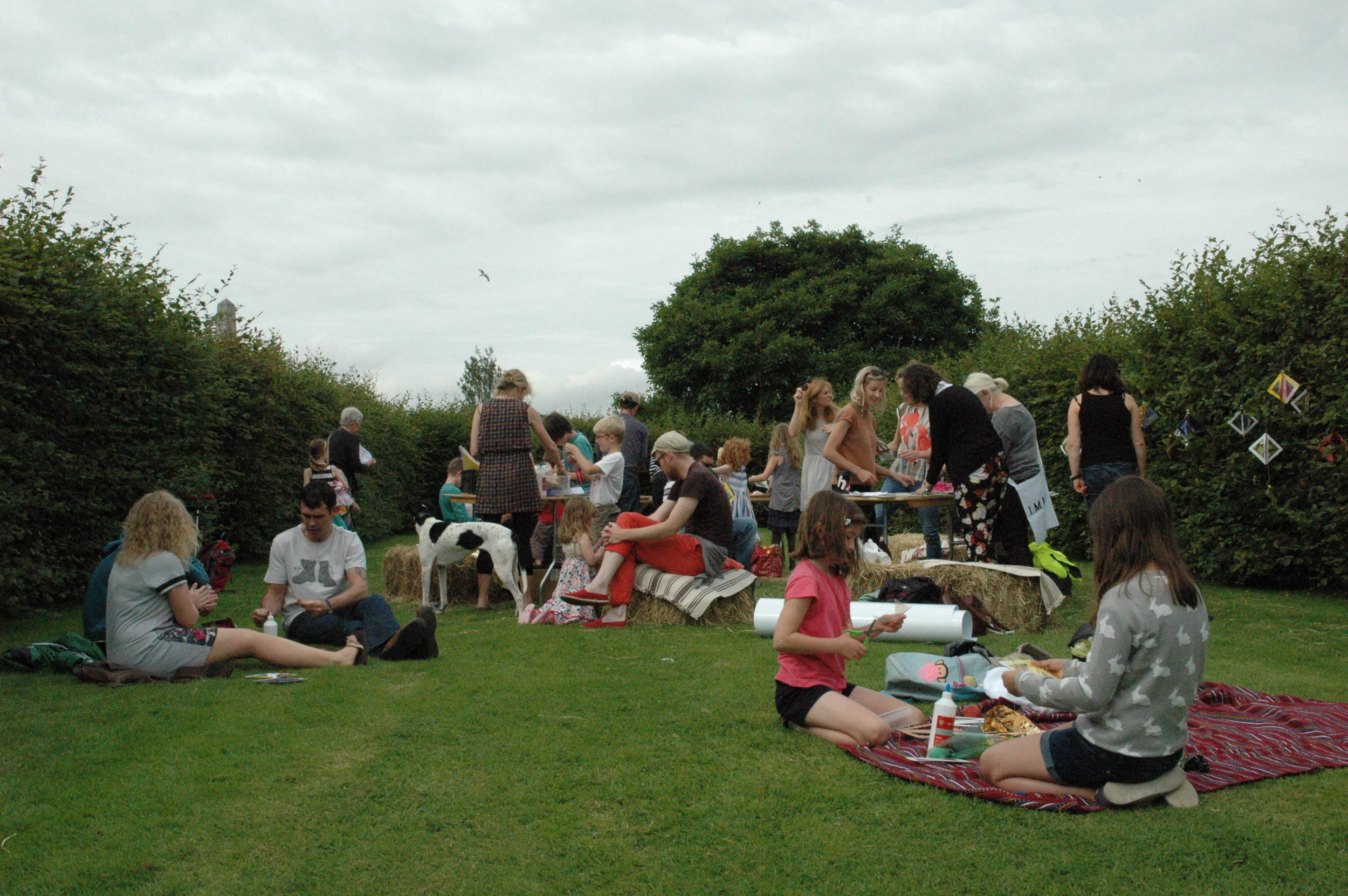 Workshop with Ruth Lyons at Irish Museum of Modern Art's garden festival Summer Rising, 2014.