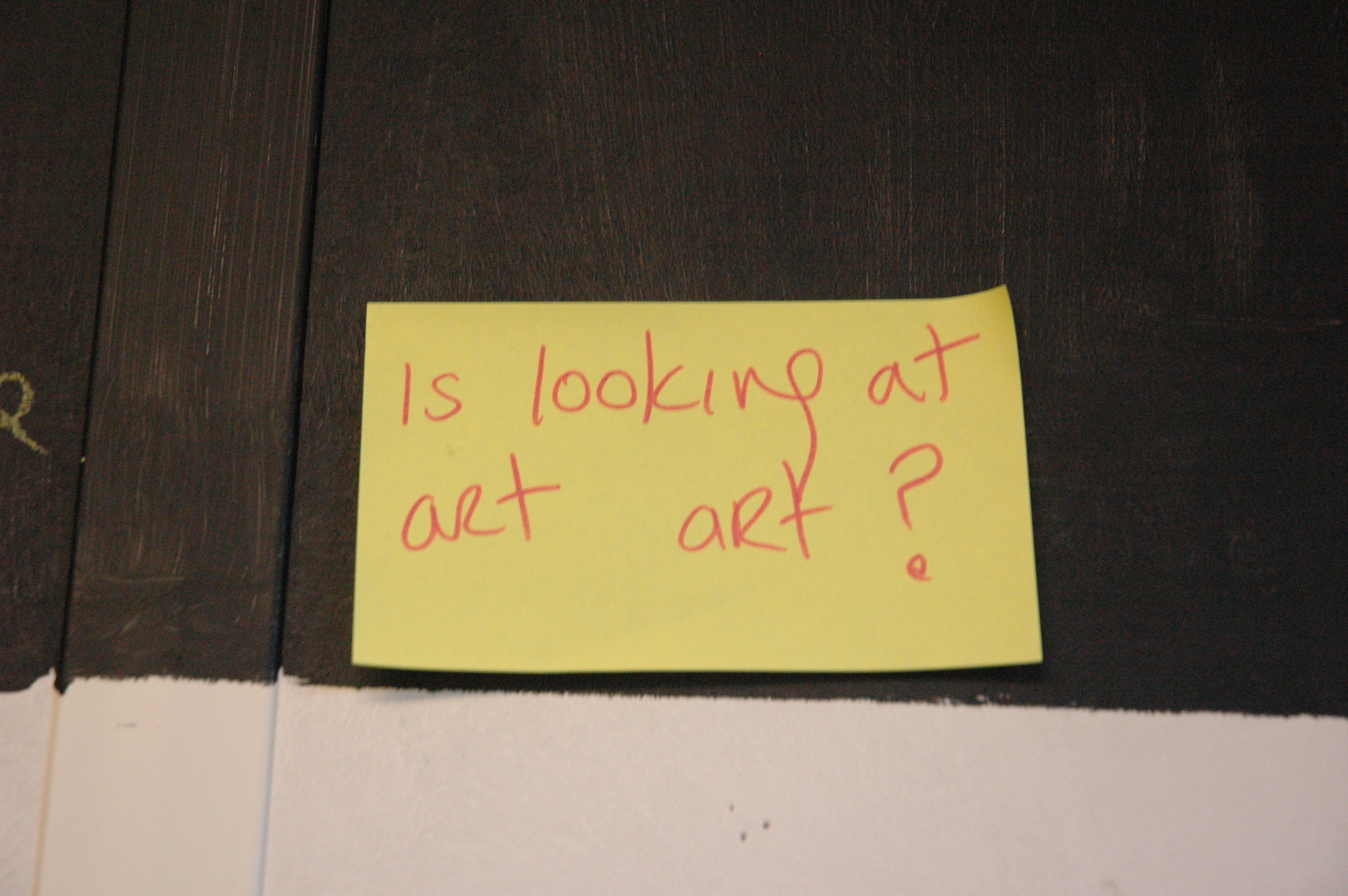 Interesting questions arose out of lively discussions around art and artworks.   