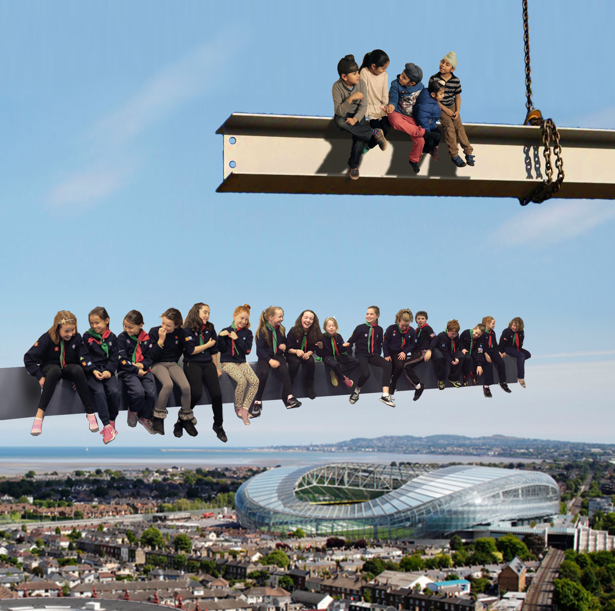Recreating 'Lunch Atop a Skyscraper' 