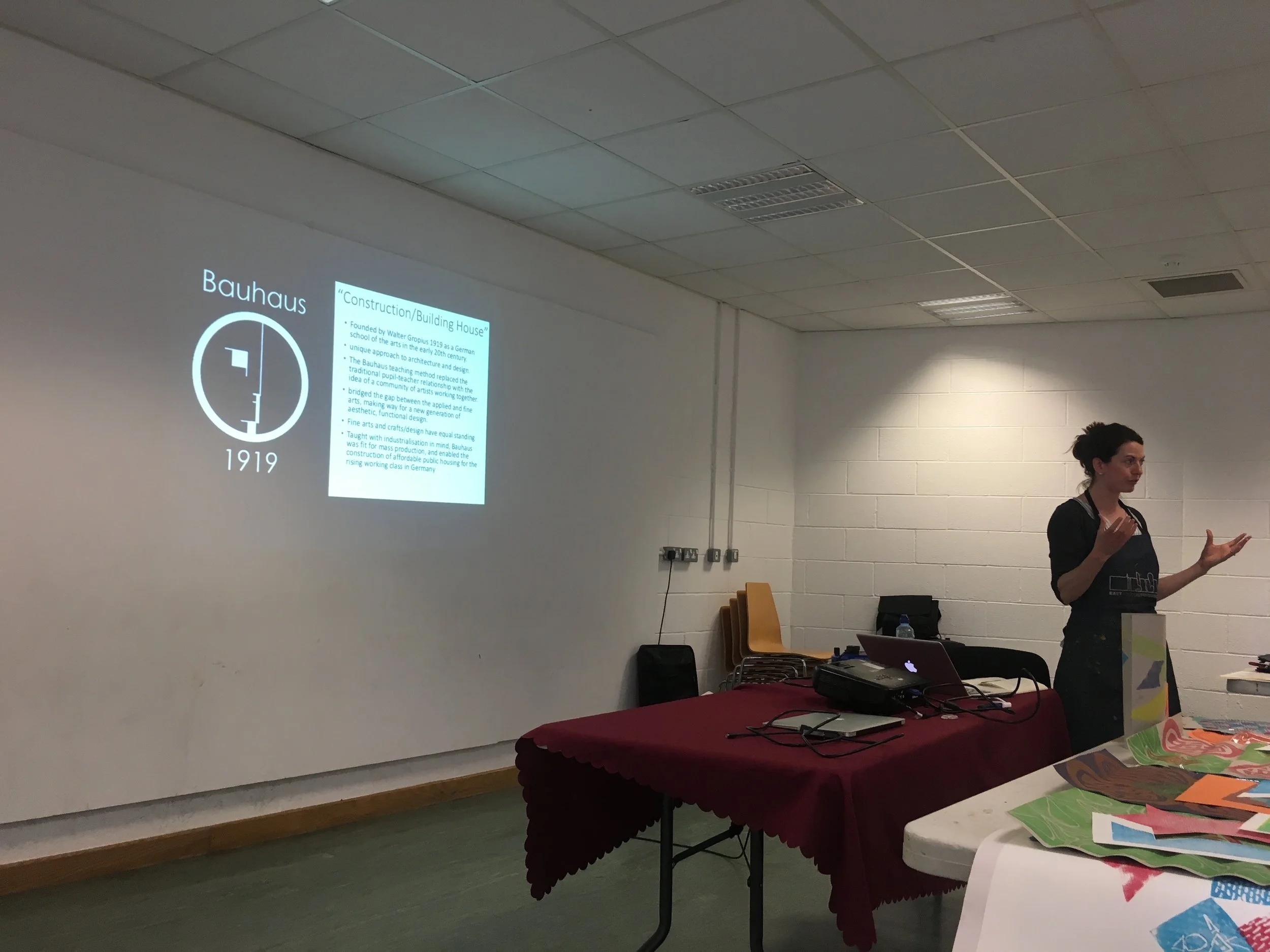 Catriona looked at the Bauhaus, in relation to art and architecture
