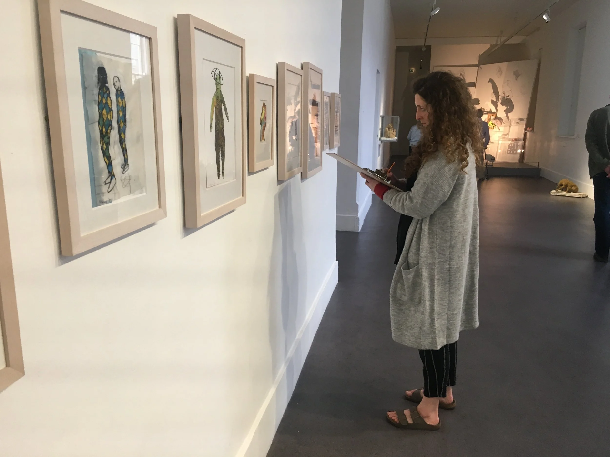 Participants were asked to draw anything within IMMA’s exhibitions and grounds