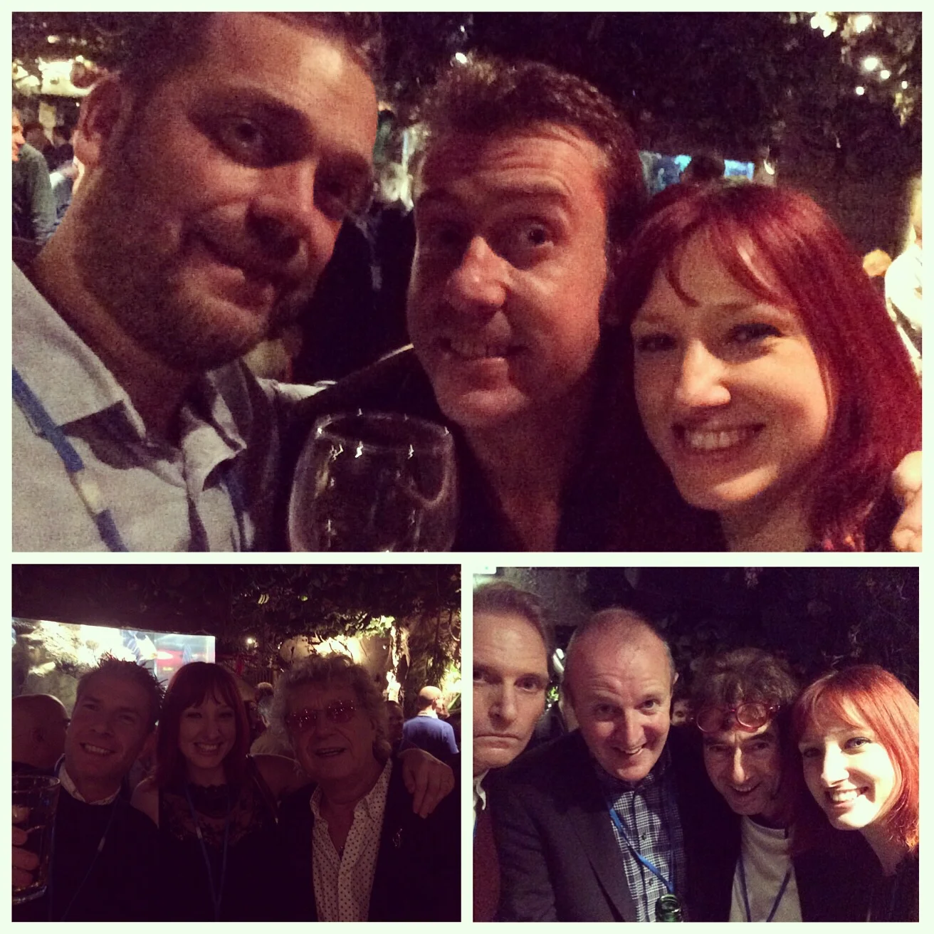Dan Moore (BASCA), Jona Lewie, Keith Aimes (MU), Gary Osbourne & Gavin Miller (Kazbar Systems).