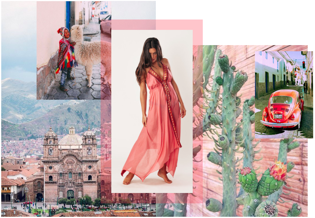 Sylvia wears the Ipanema in Peony Pink | Images by Ale & via Pinterest