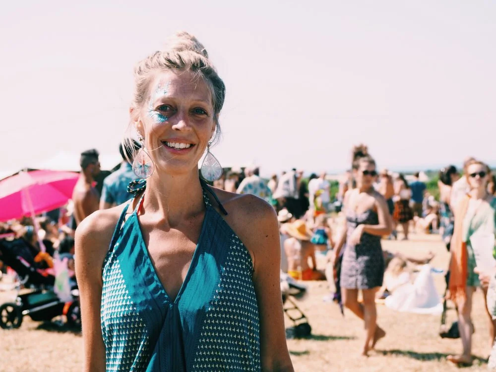 A lovely customer in a Sailaway Jumpsuit | Photo: @maddiemedscontent