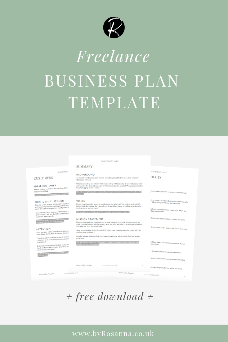 freelance graphic designer business plan