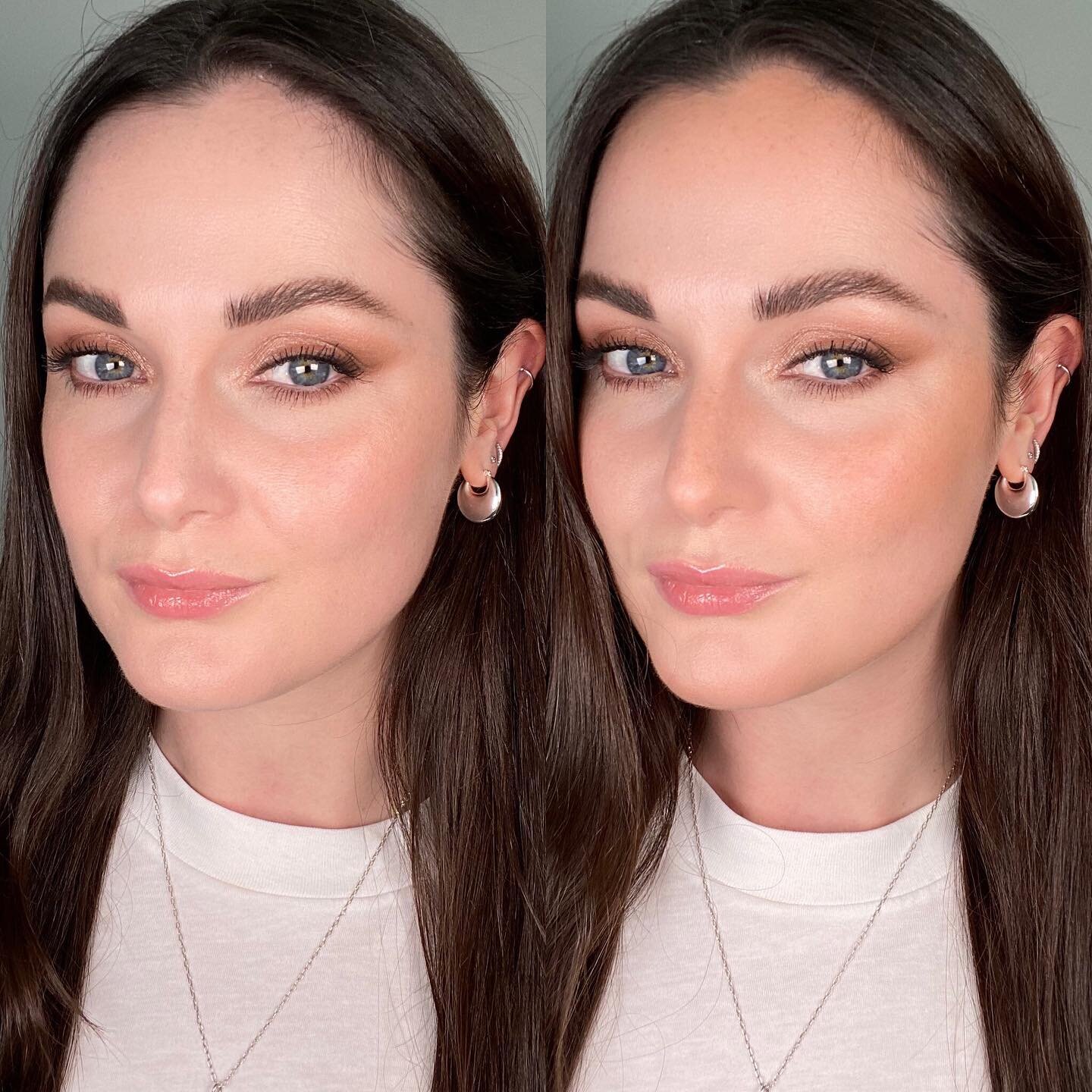 The magic of a bronzer! Subtle contour and warmth with the airbrush bronzer and beautiful bronzer brush 👌🏻 #summermakeup #airbrushbronzer #charlottetilbury
