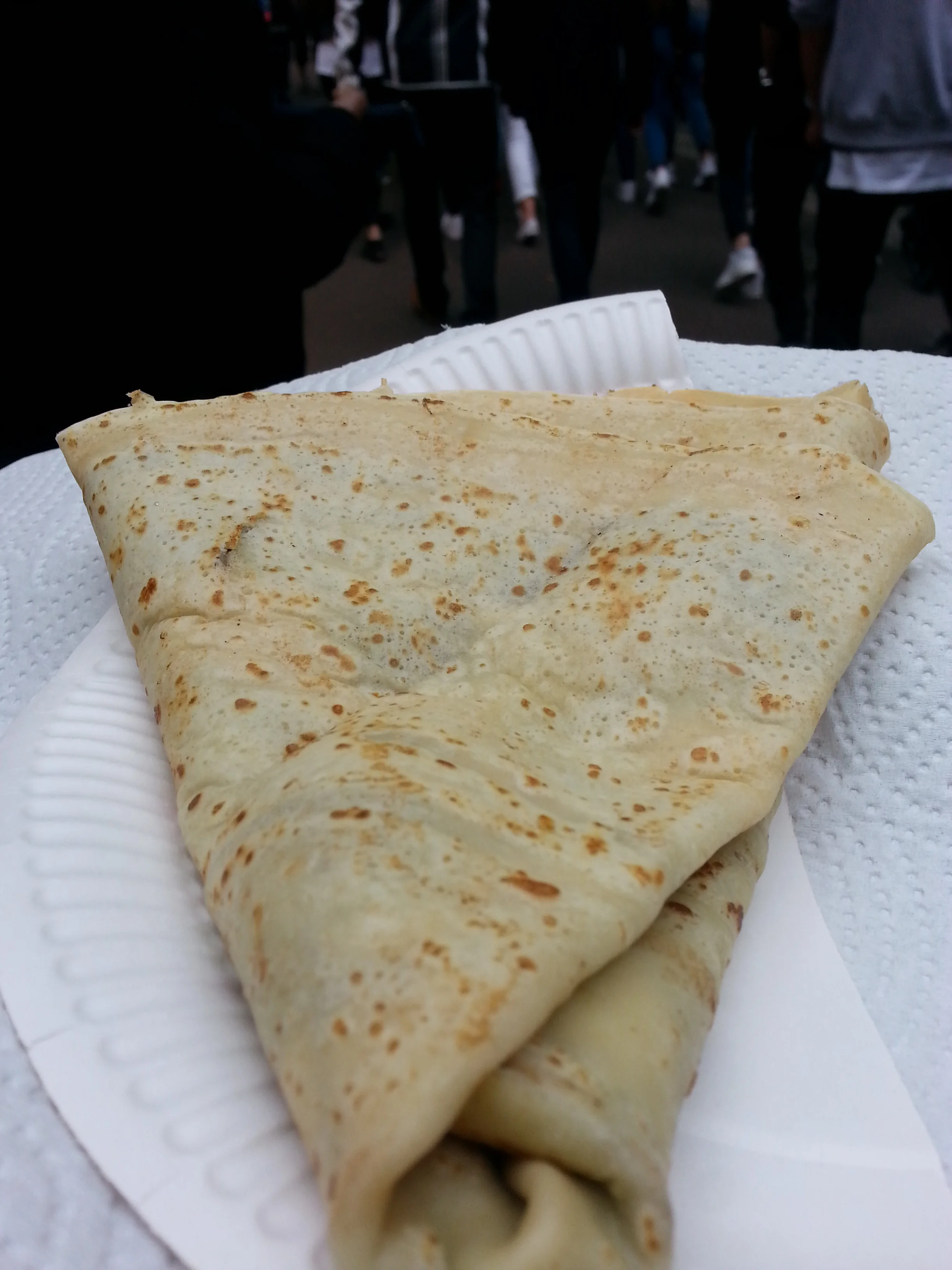  The finished product; Nutella Crepe 