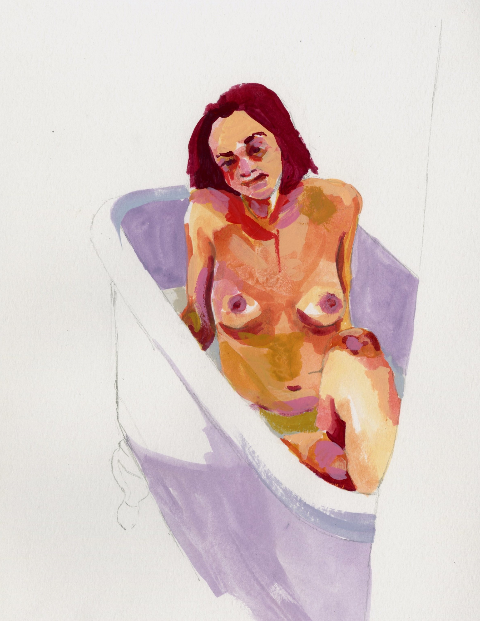 Claudia Bathing