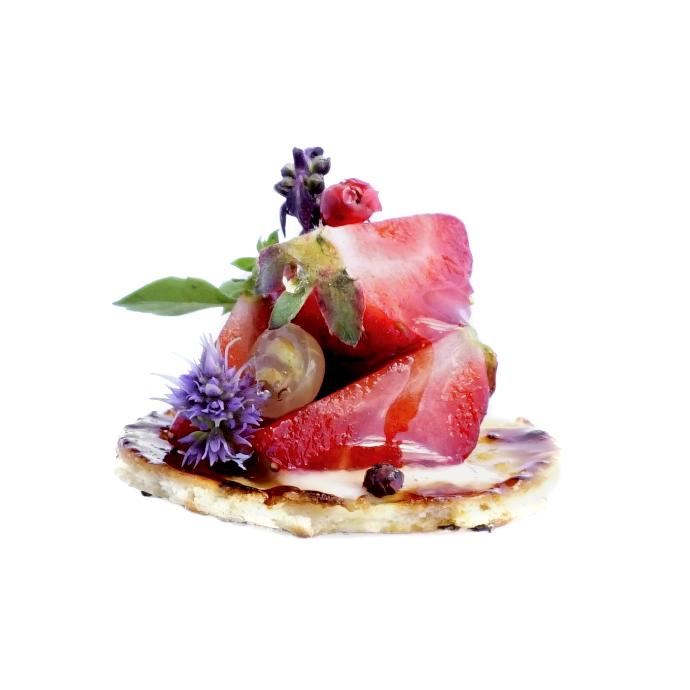 Strawberry Crostata petit fours
