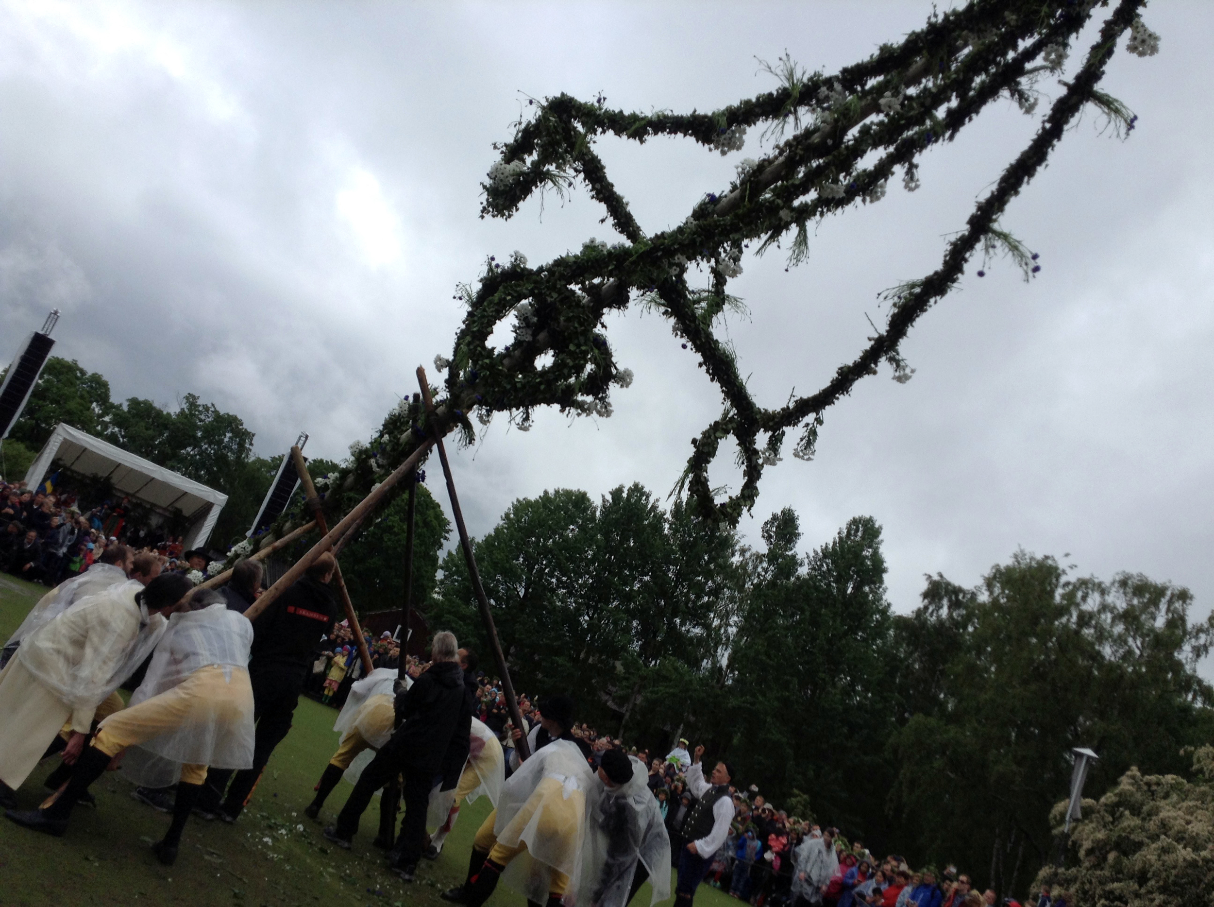 Midsummer Day in the Skansen Open Air Museum: the coldest I've ever been.