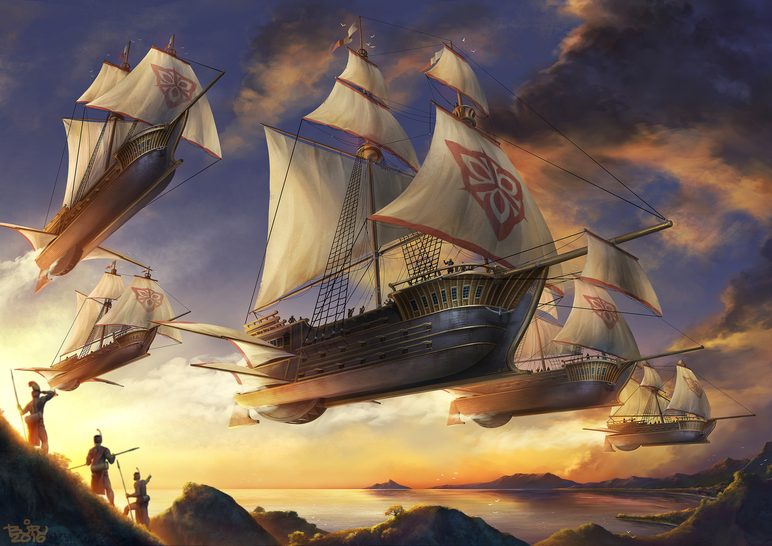 You can take away our understanding of Physics but you'll never take... OUR FREEDOM! Art by Brian Valeza.