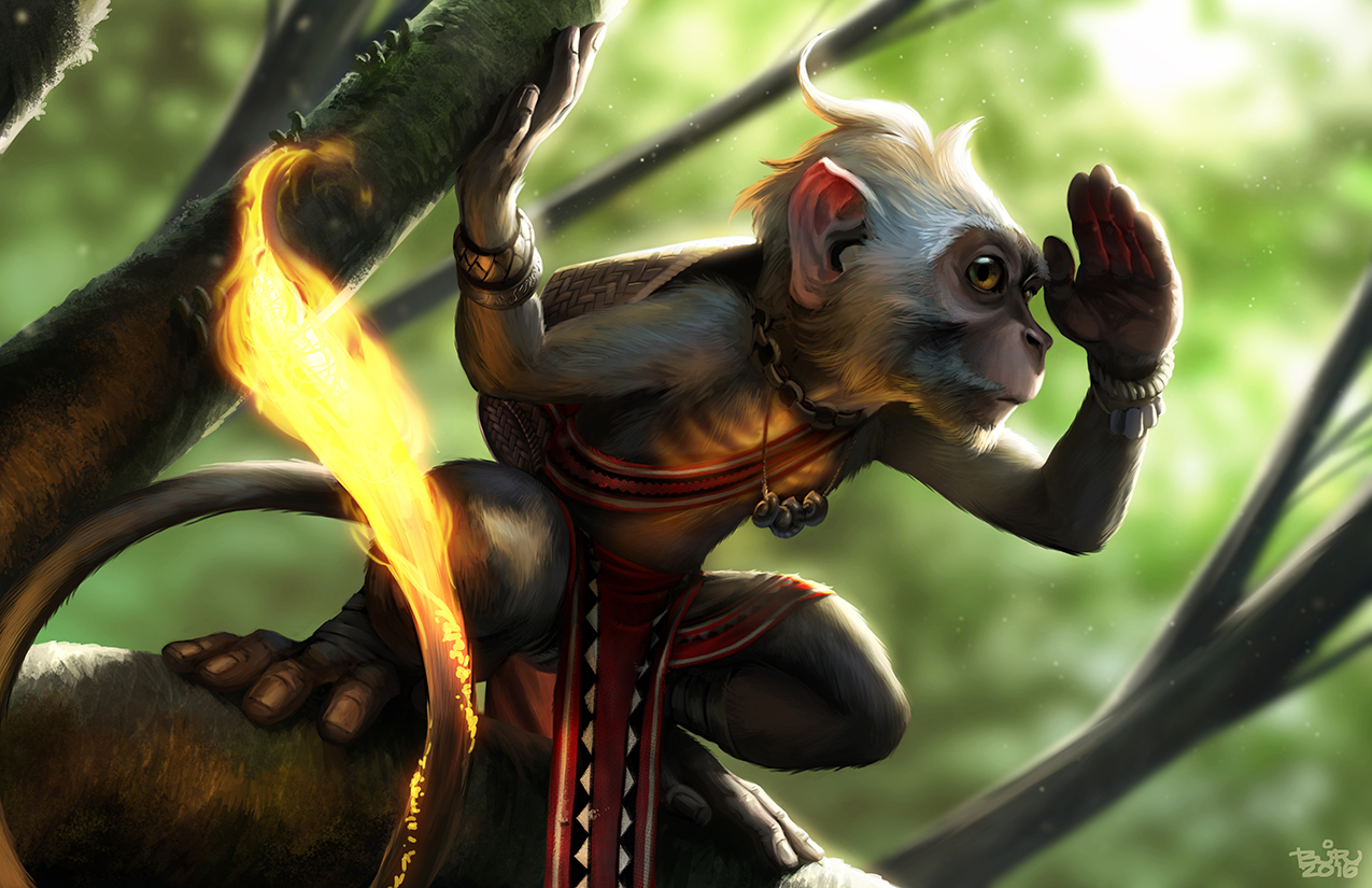The grass burns brighter on the other side of the fence. Art by Brian Valeza.