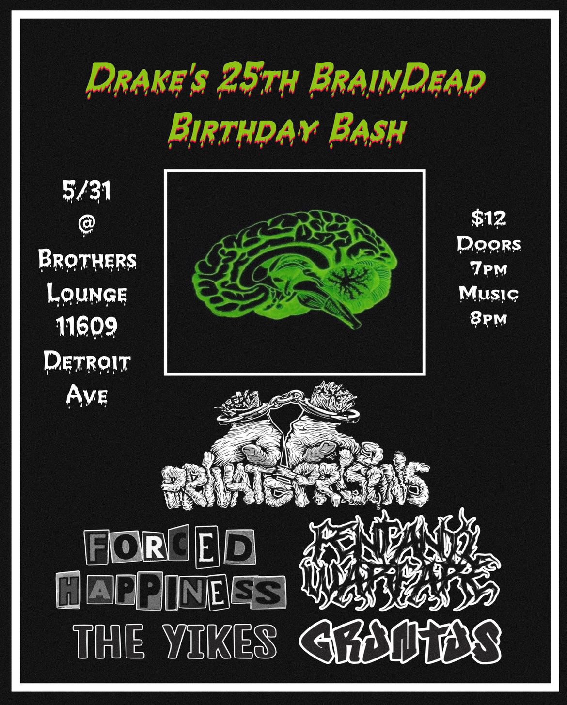 Forced Happiness / The Yikes / Private Prisons / Gruntus