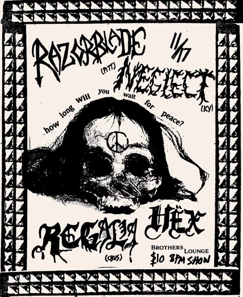 Razorblade / Neglect / Regalia / Hex