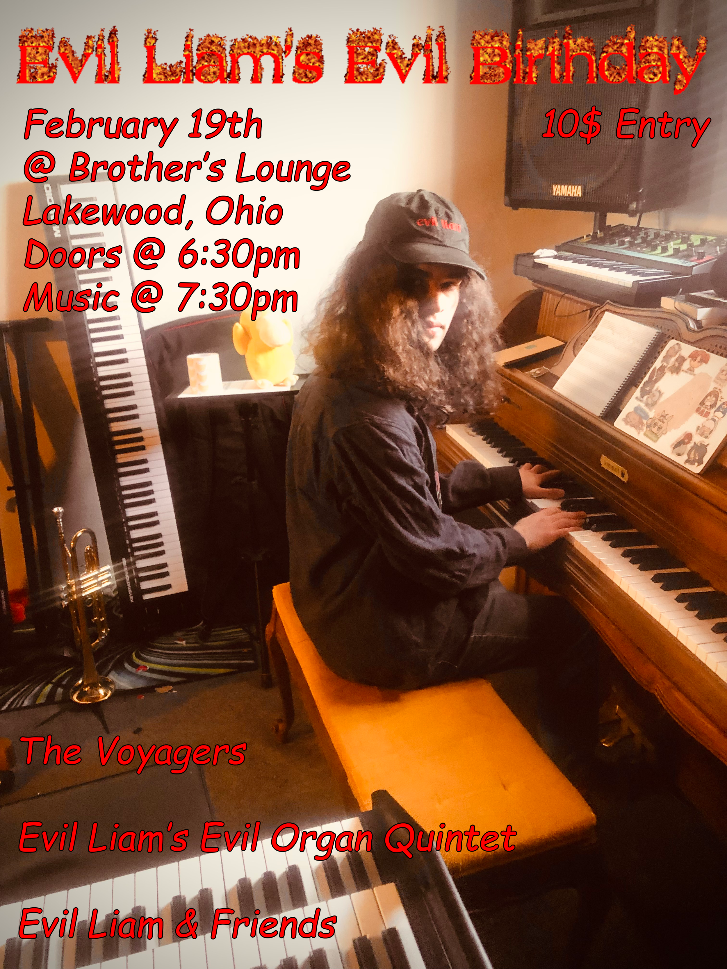 Evil Liam's Organ Quintet, The Voyagers, Evil Liam &amp; Friends