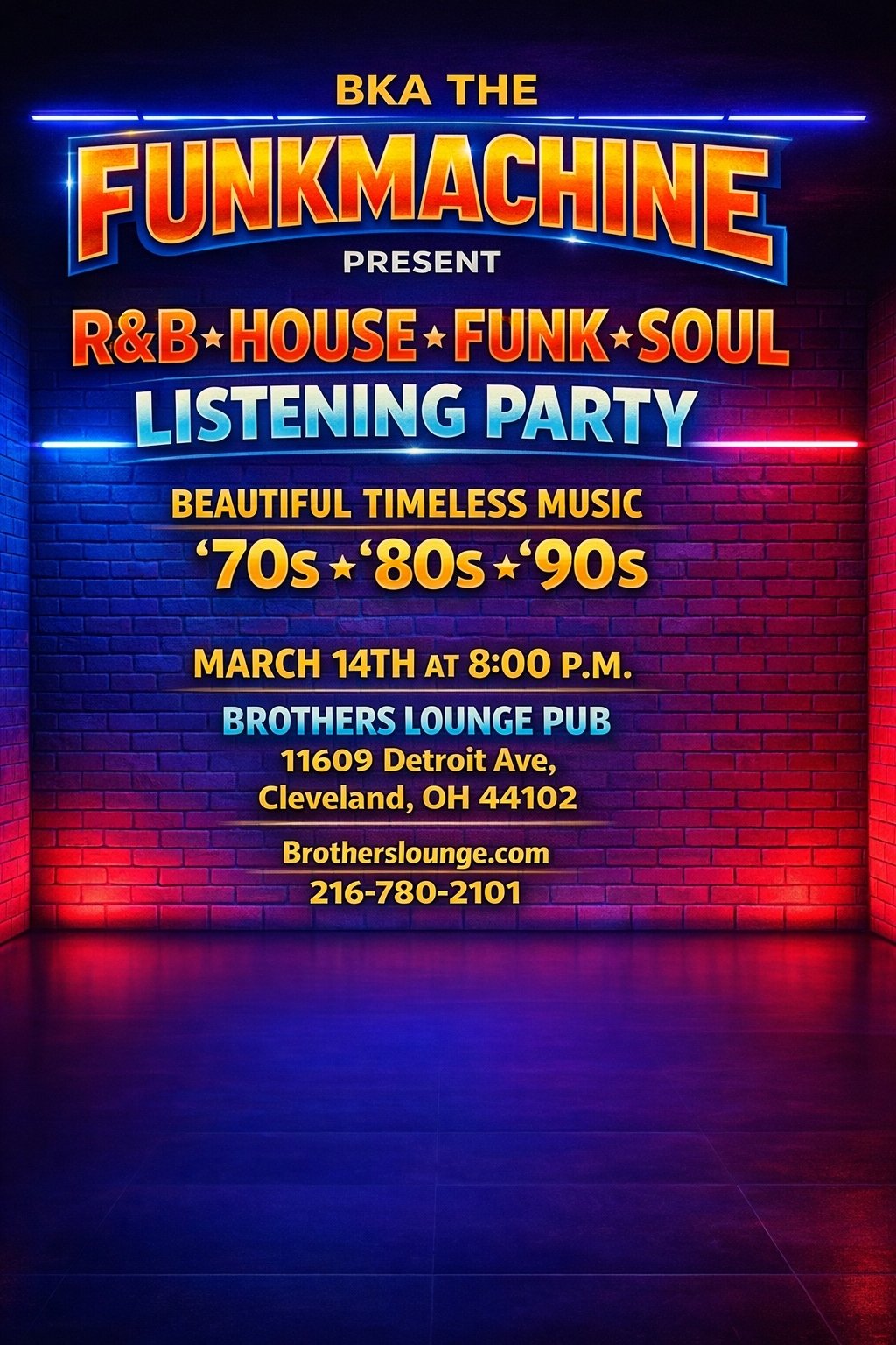 BKA The FunkMachine DJ Listening Party 