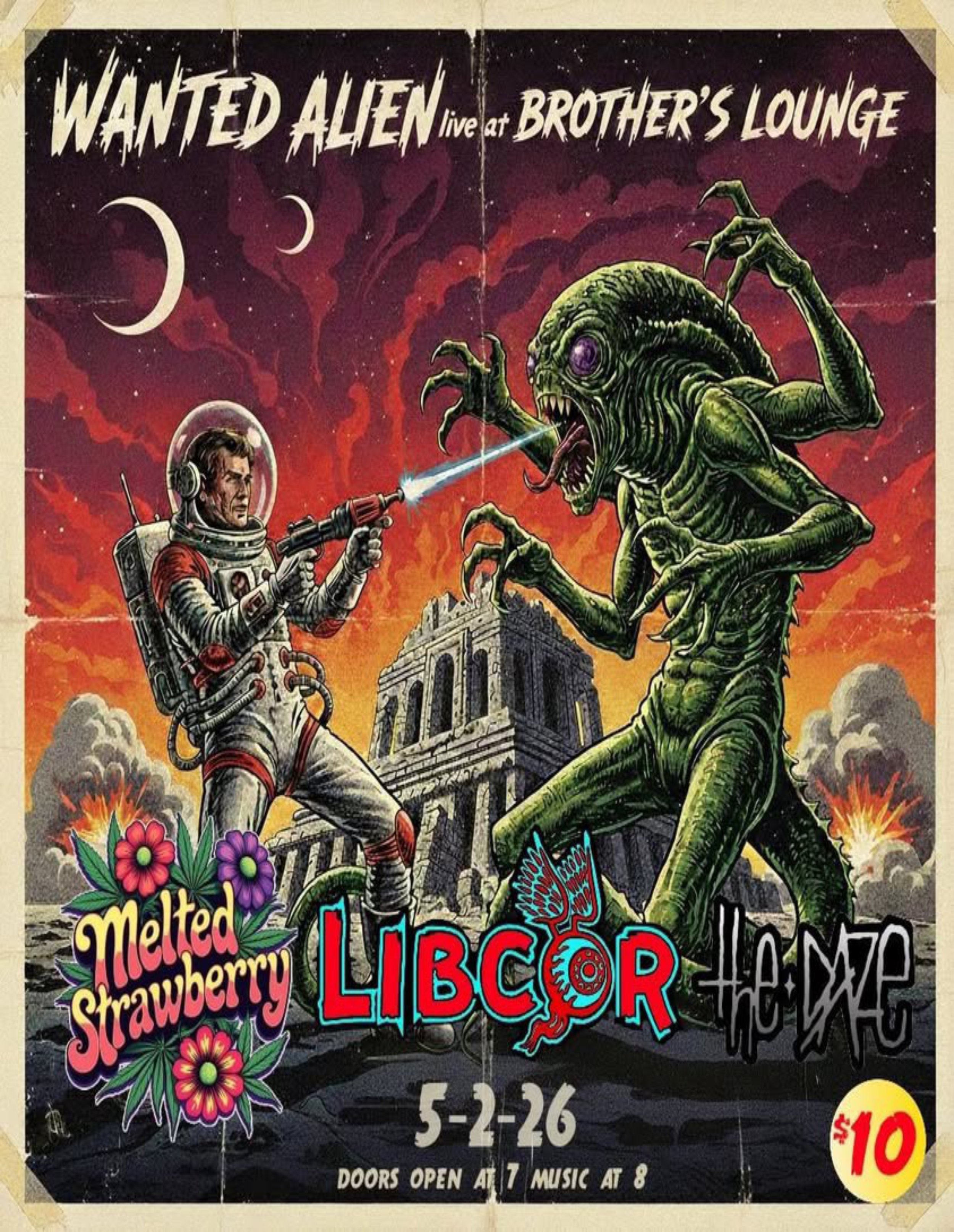 Wanted Alien/Libcor/Melted Strawberry