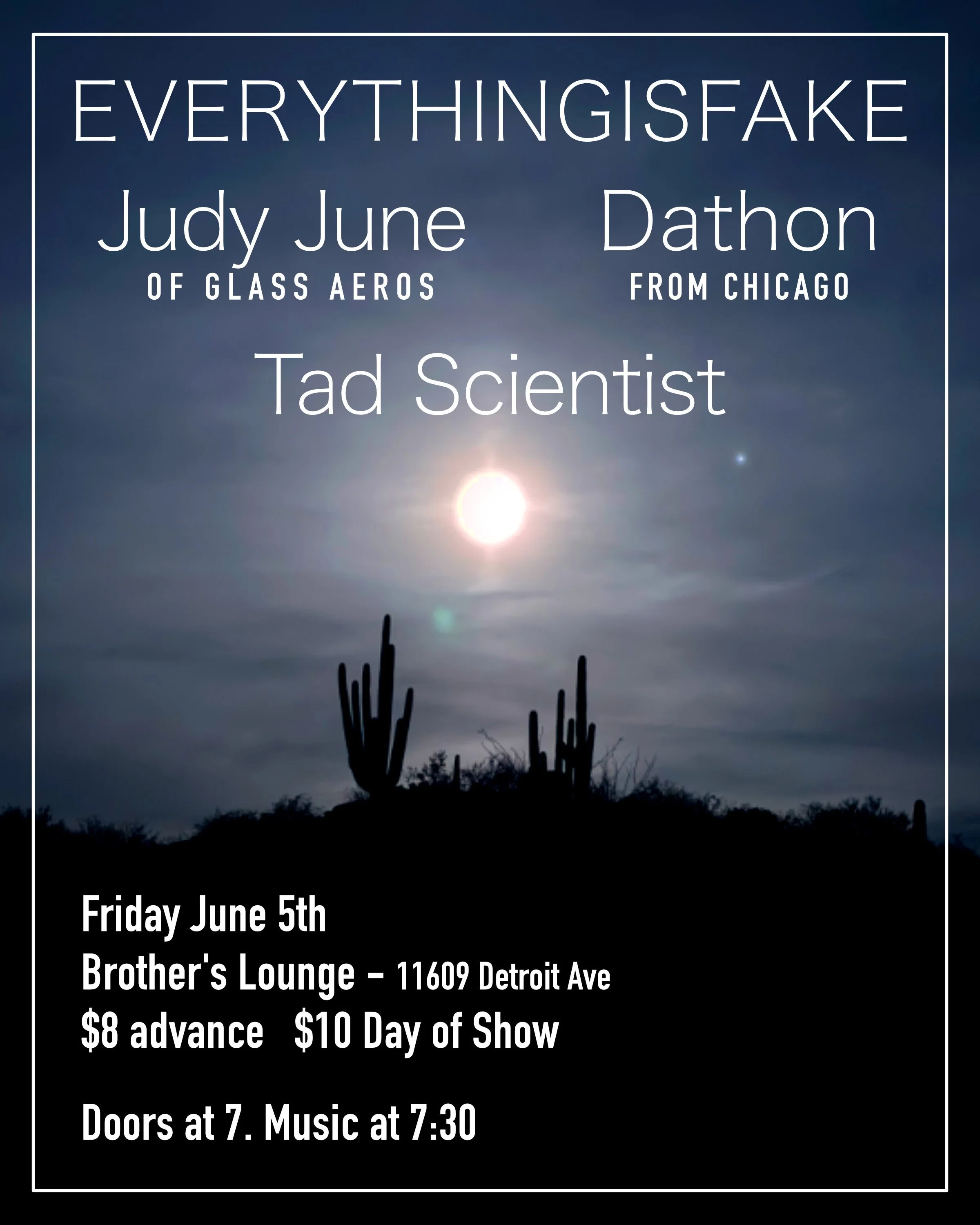 EverythingIsFake / Judy June (Glass Aeros)/ Tad Scientist/ Dathon