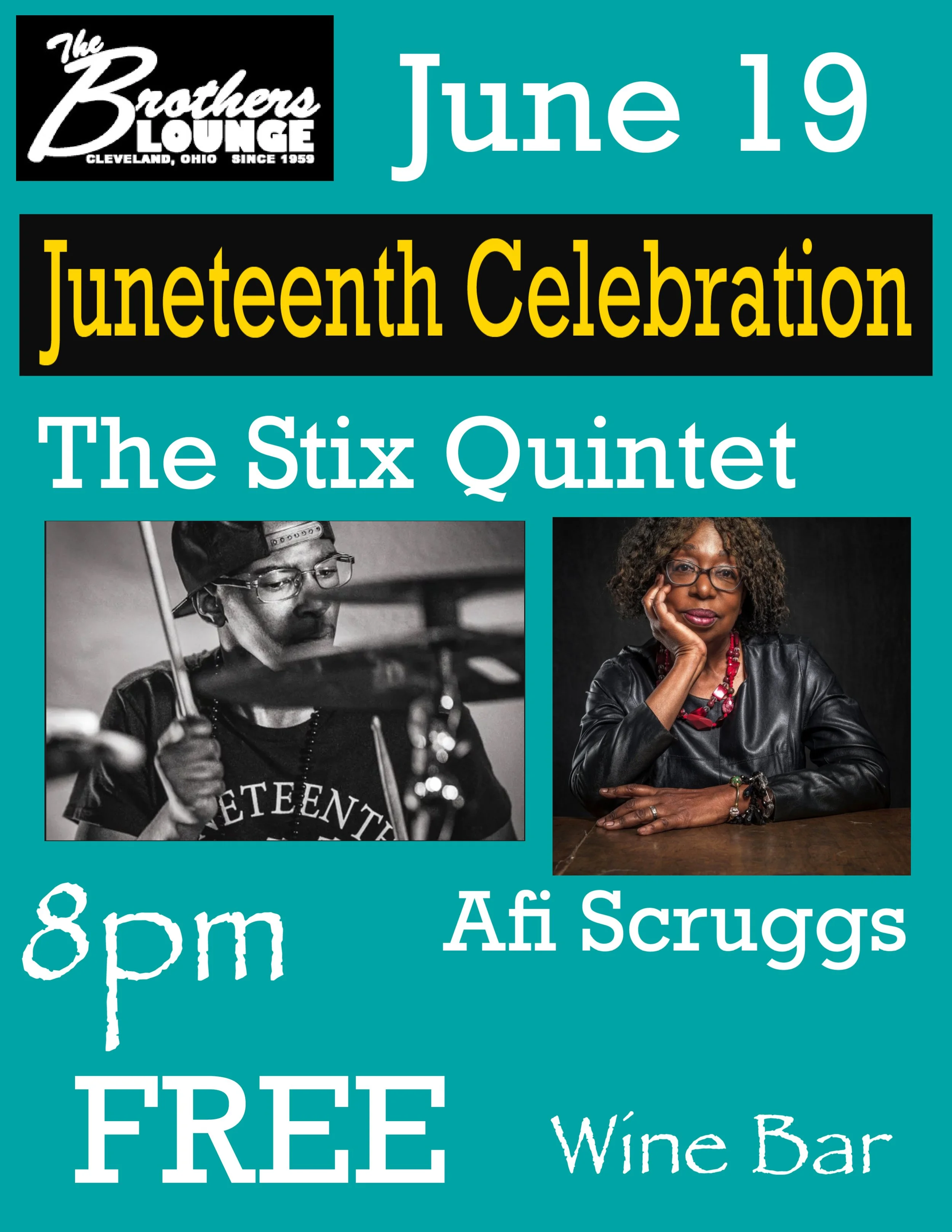 Juneteenth Party ! Stix // Afi Scruggs