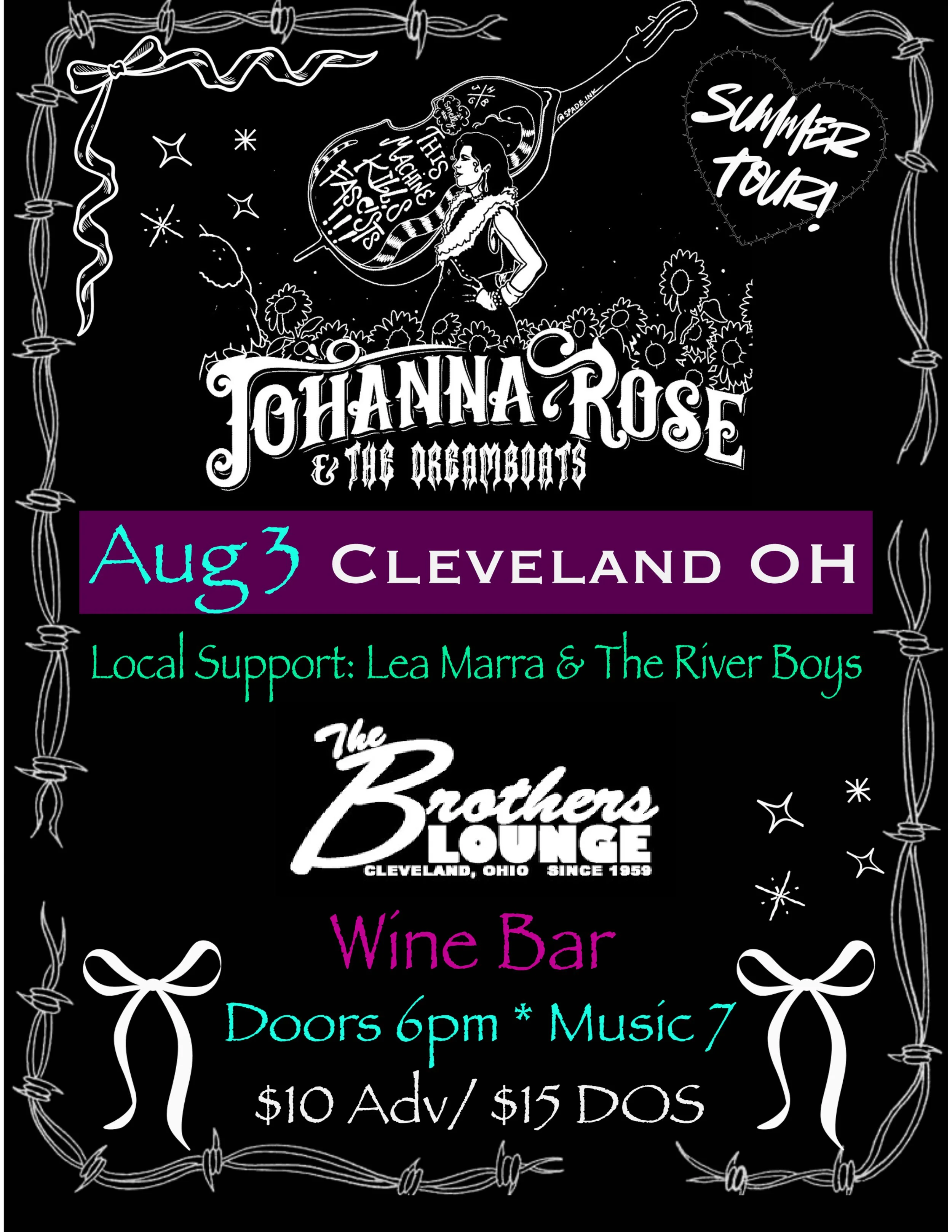 Johanna Rose &amp; The Dreamboats (on tour) / Lea Marra &amp; The River Boys