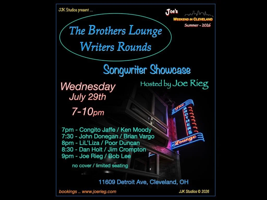 Songwriter Rounds Joe Rieg