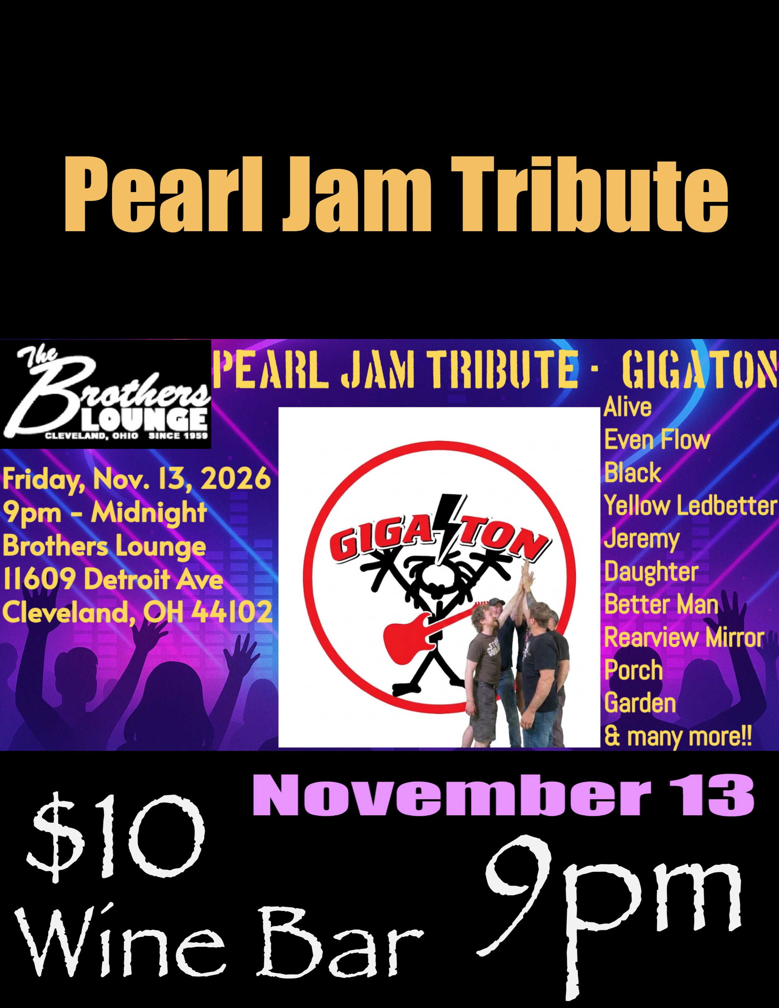 Gigaton PEARL JAM TRIBUTE