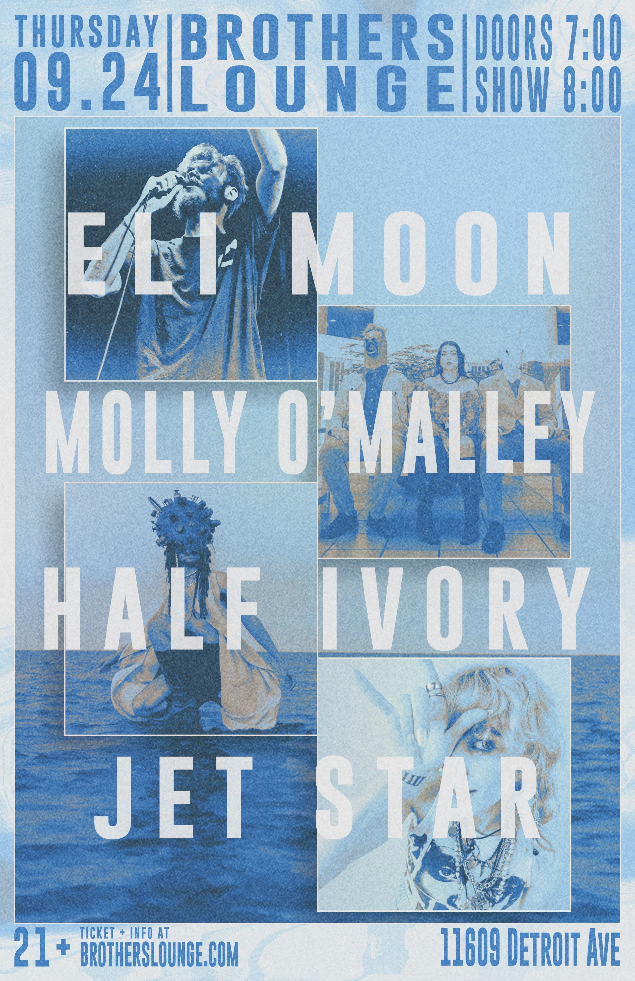 Jet Star/ Eli Moon/ Half Ivory (on tour) / Molly O'Malley