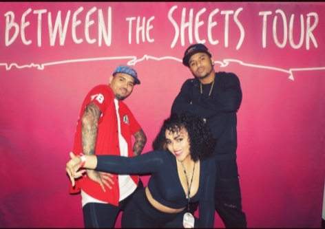 Kesi with Chris Brown and Trey Songz