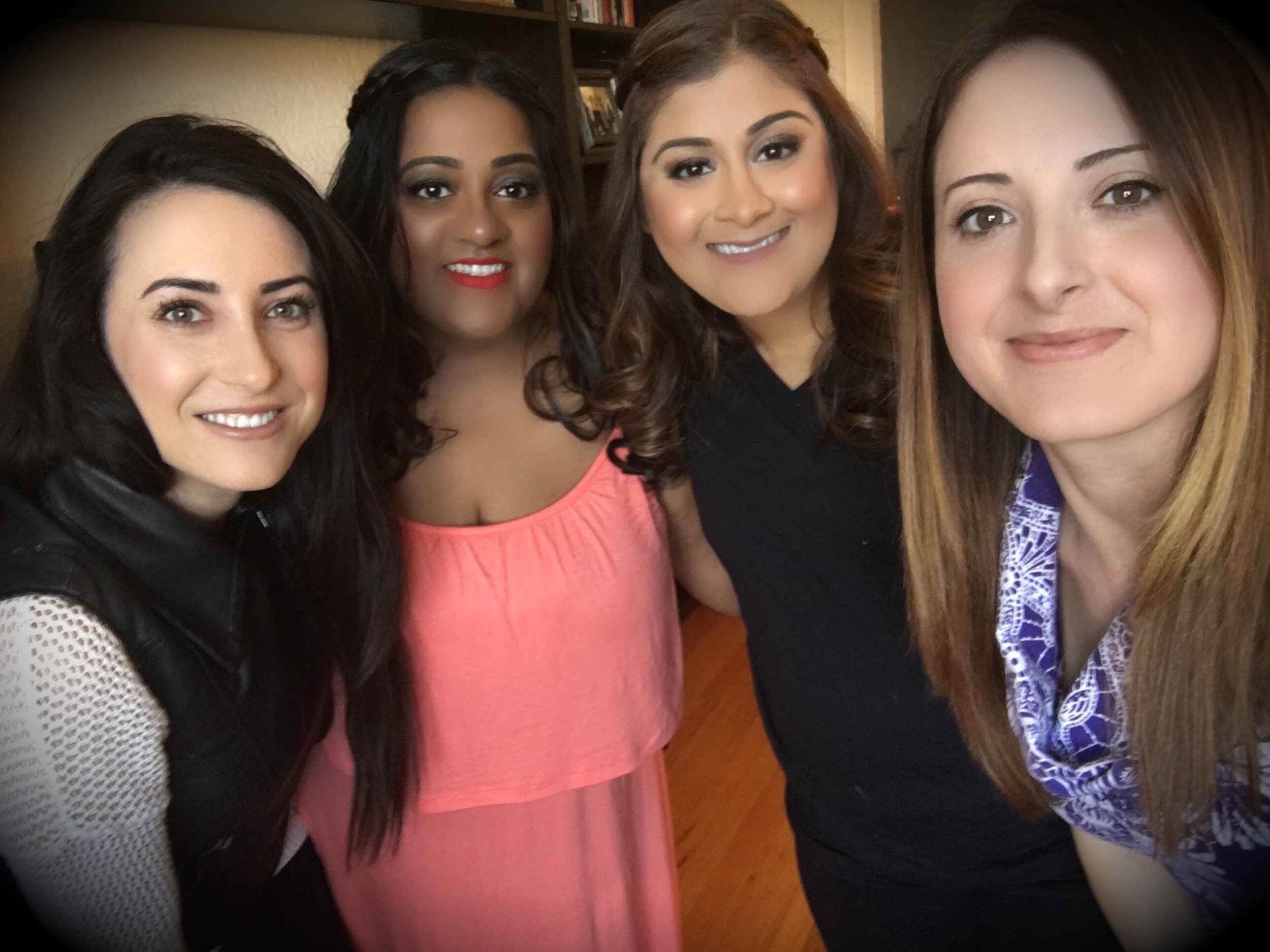 Me, Kamla, Nadia, and Laura Β