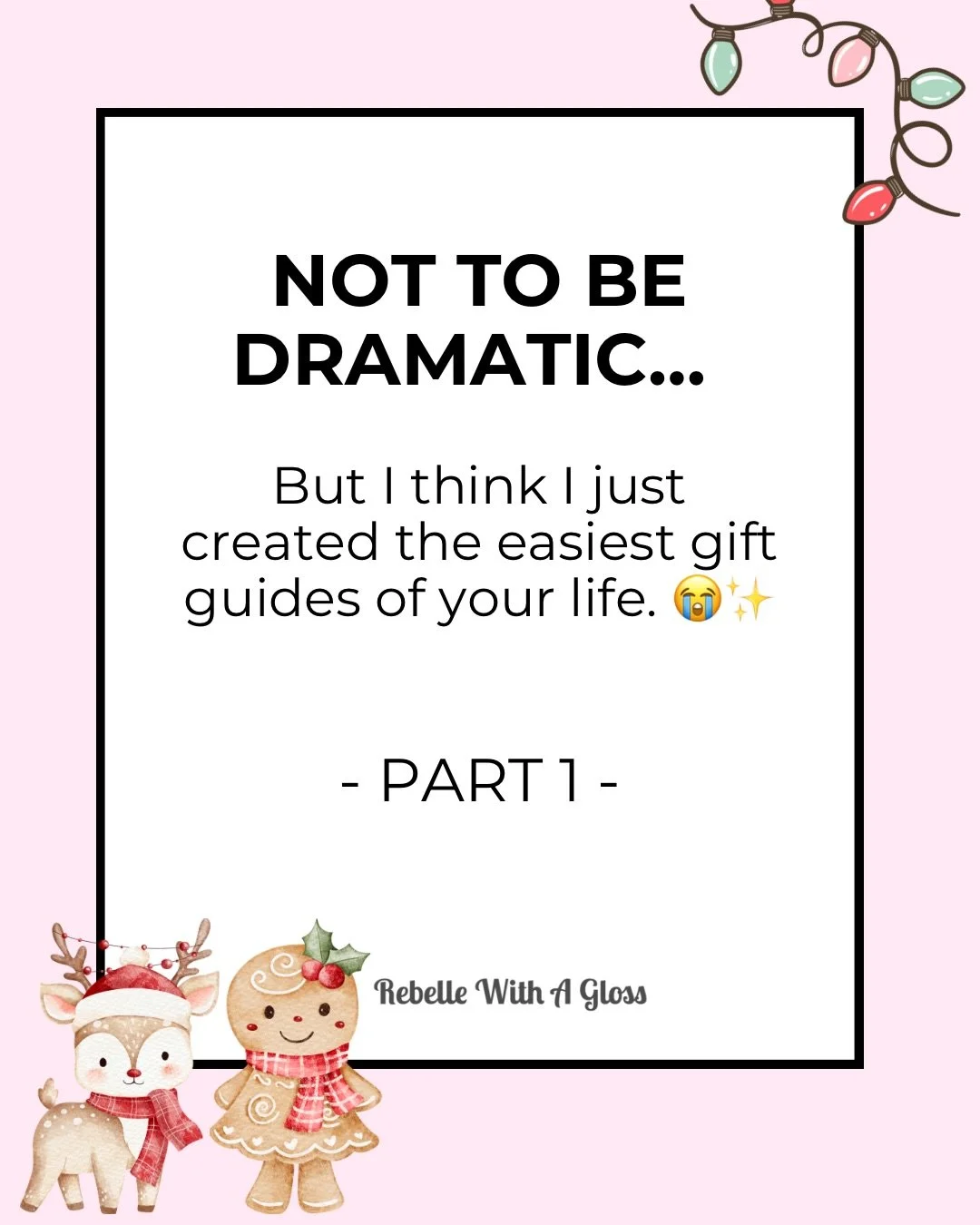 POV What I bought today at Sephora for 50% off!
 NOT TO BE DRAMATIC&hellip; but I think I just created the easiest gift guide of your life. 😭✨

If you don&rsquo;t have time to sift through 600 products (same), I pulled the best ones for you.
 Perfec