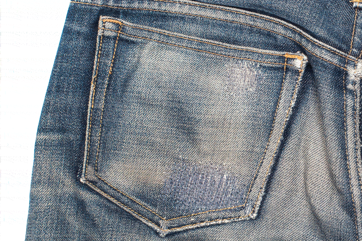 Back pocket of jeans Clearance