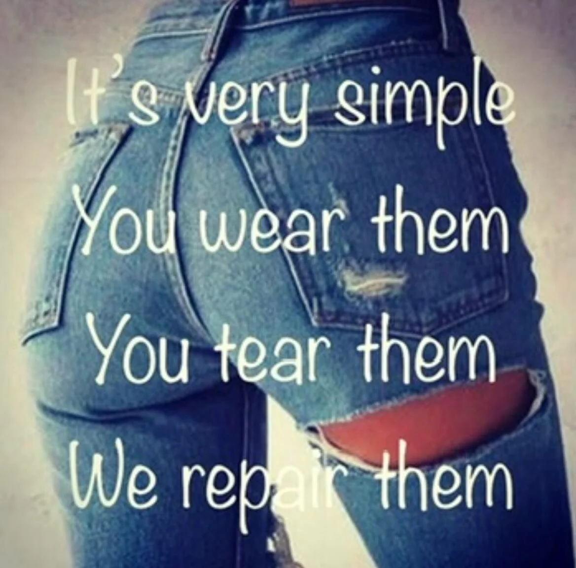 We have been repairing all denim for years very 15 years. Send us your favorite pair we will bring them back to life. #jeans #denimrepair #repairdenim #repairjeans #fixmyjeans