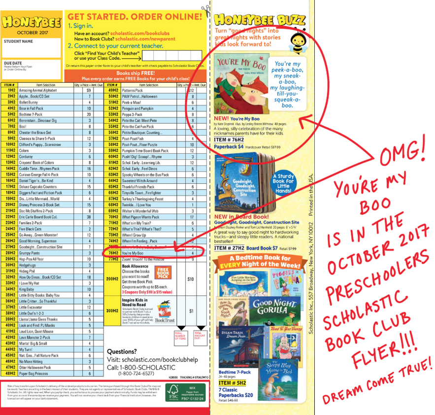 Scholastic Book Clubs: All Digital Flyers for Preschool September