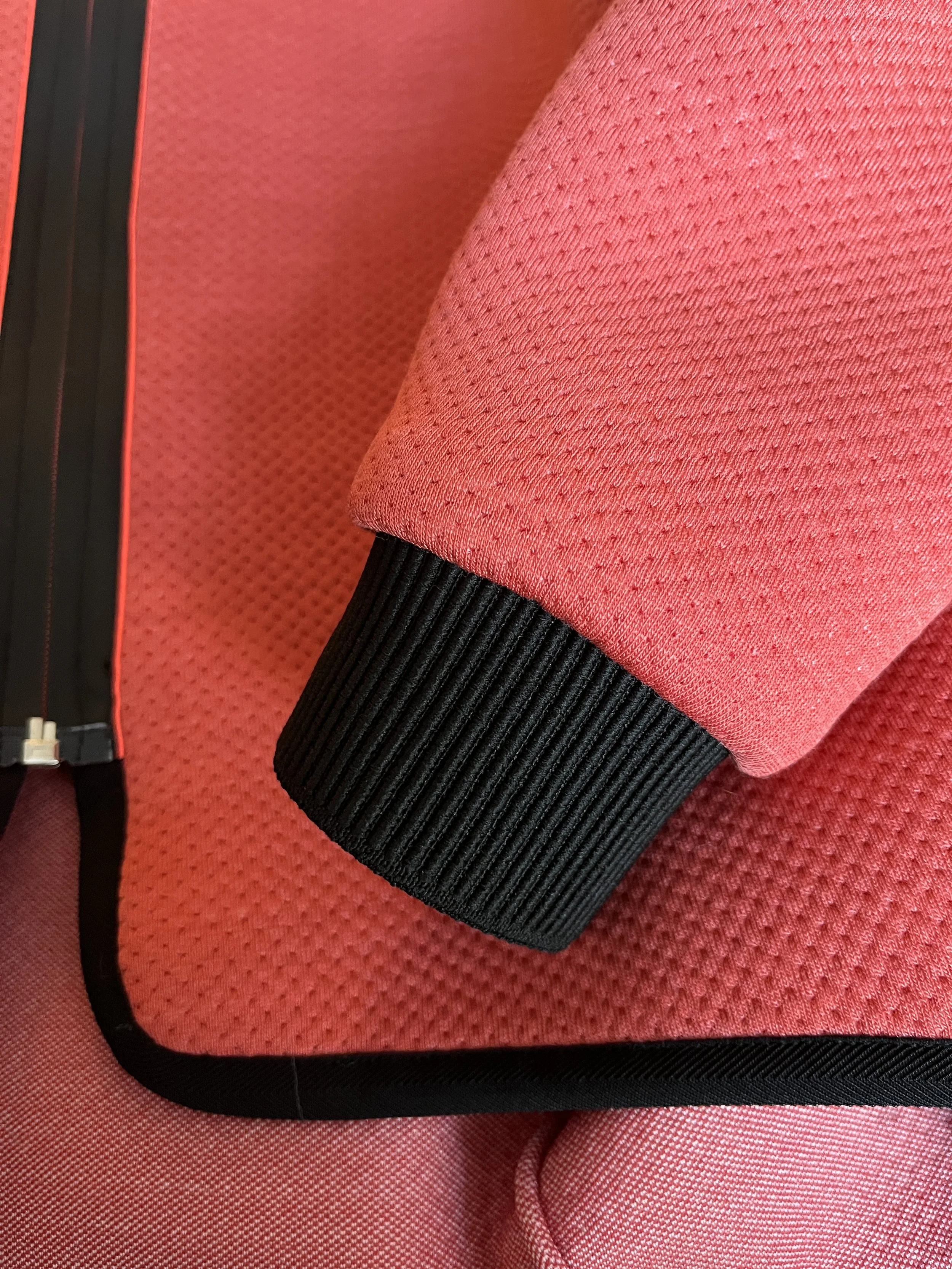 red jacket christine overbeck sustainable fashion design