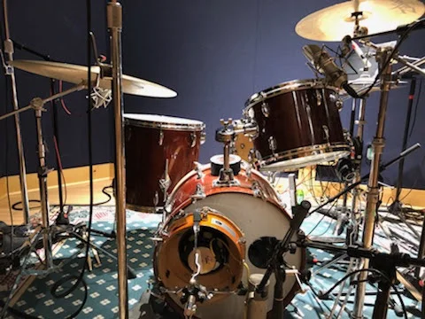 Drums ready for tracking The Butterfly Effect season 2.