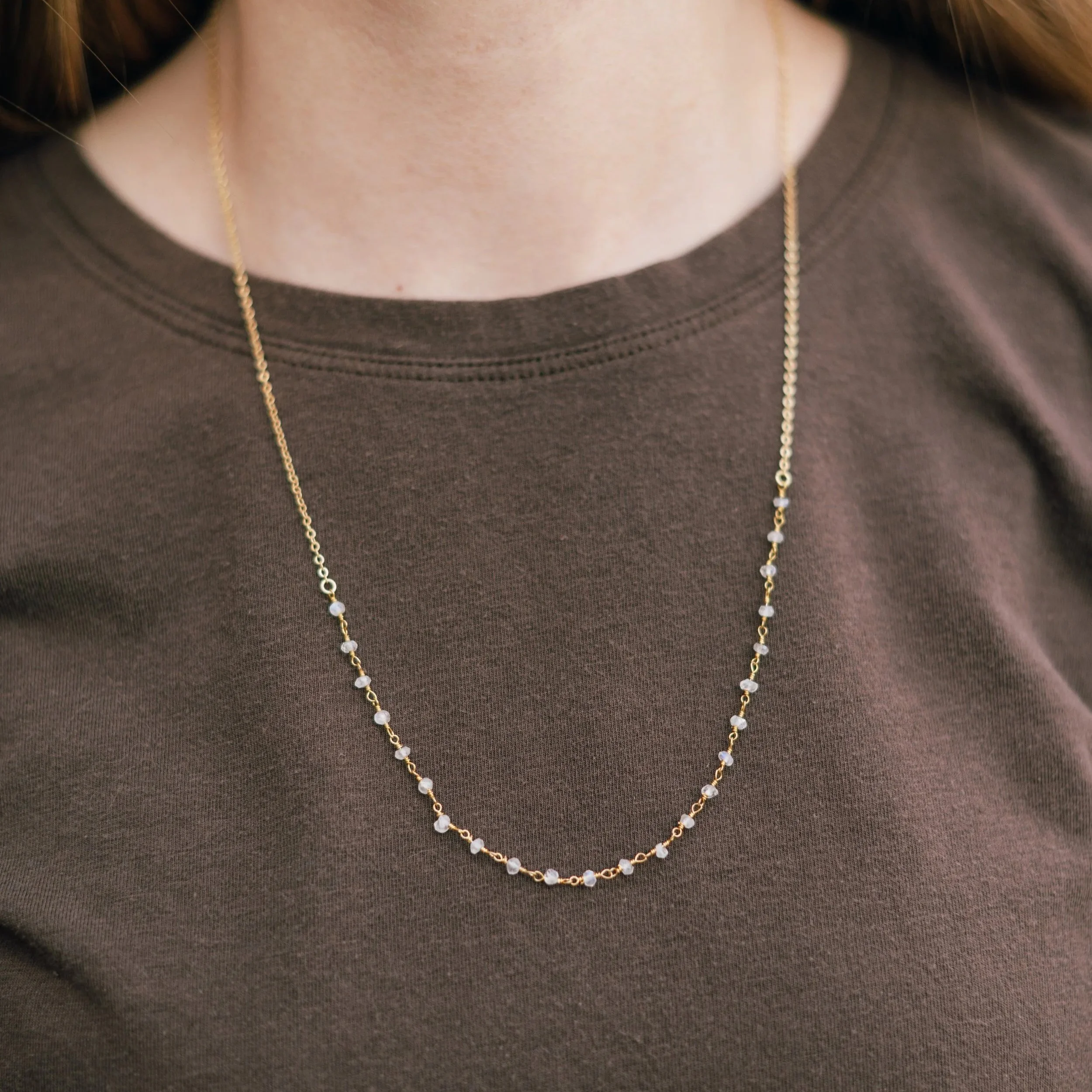 Cambodian Beaded Chain Necklace