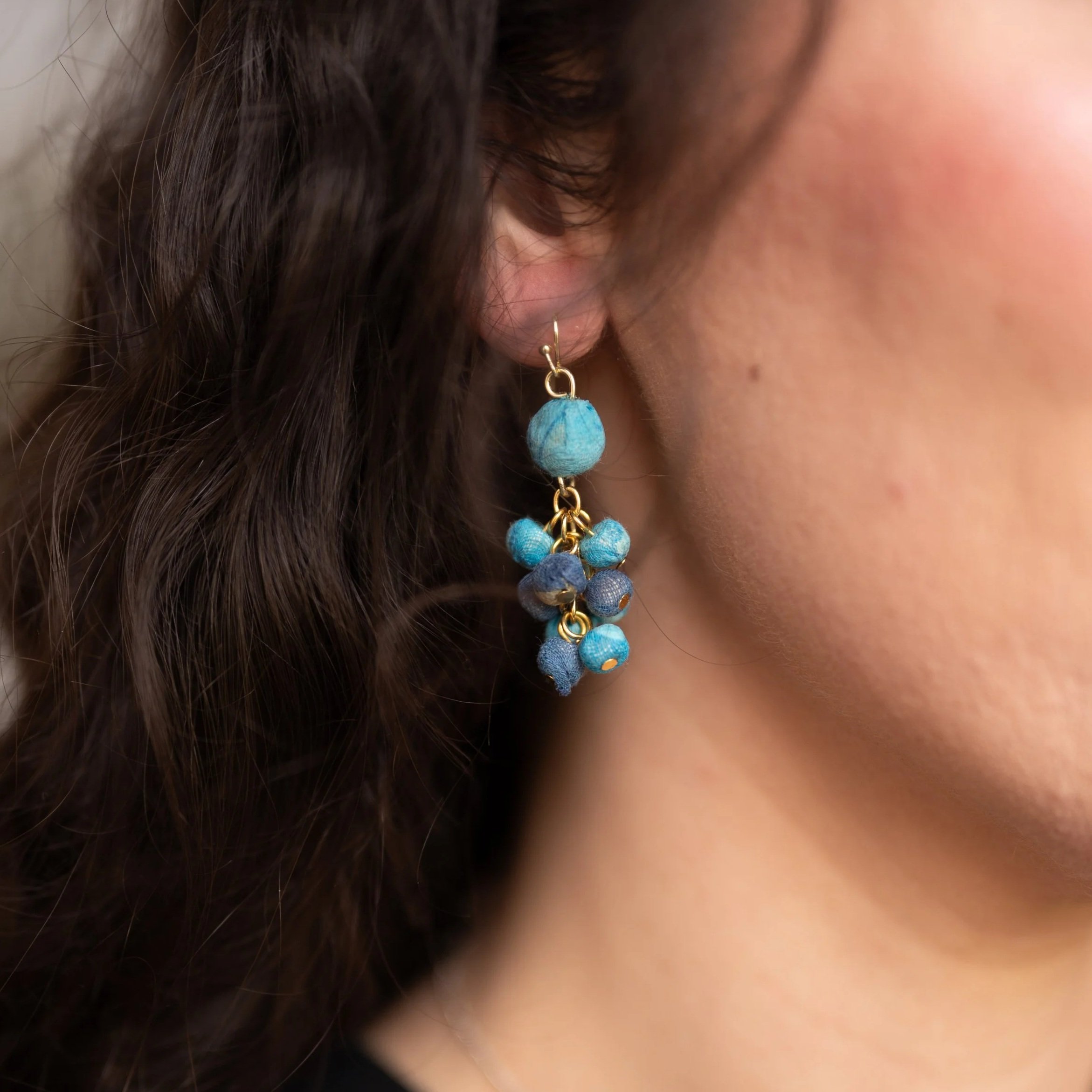 Indian Ocean Blue Earrings