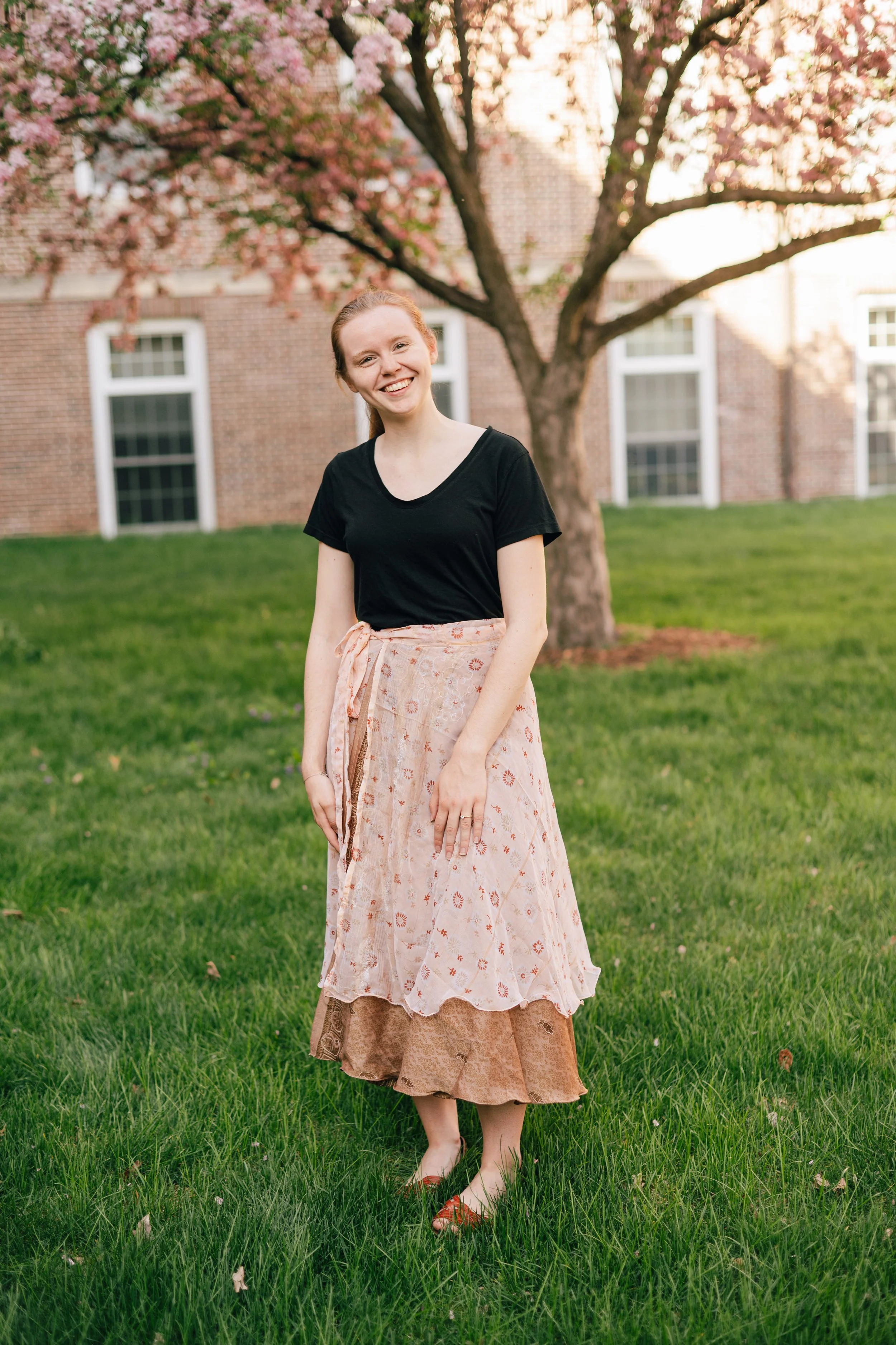 Nepali Recycled Silk Skirt