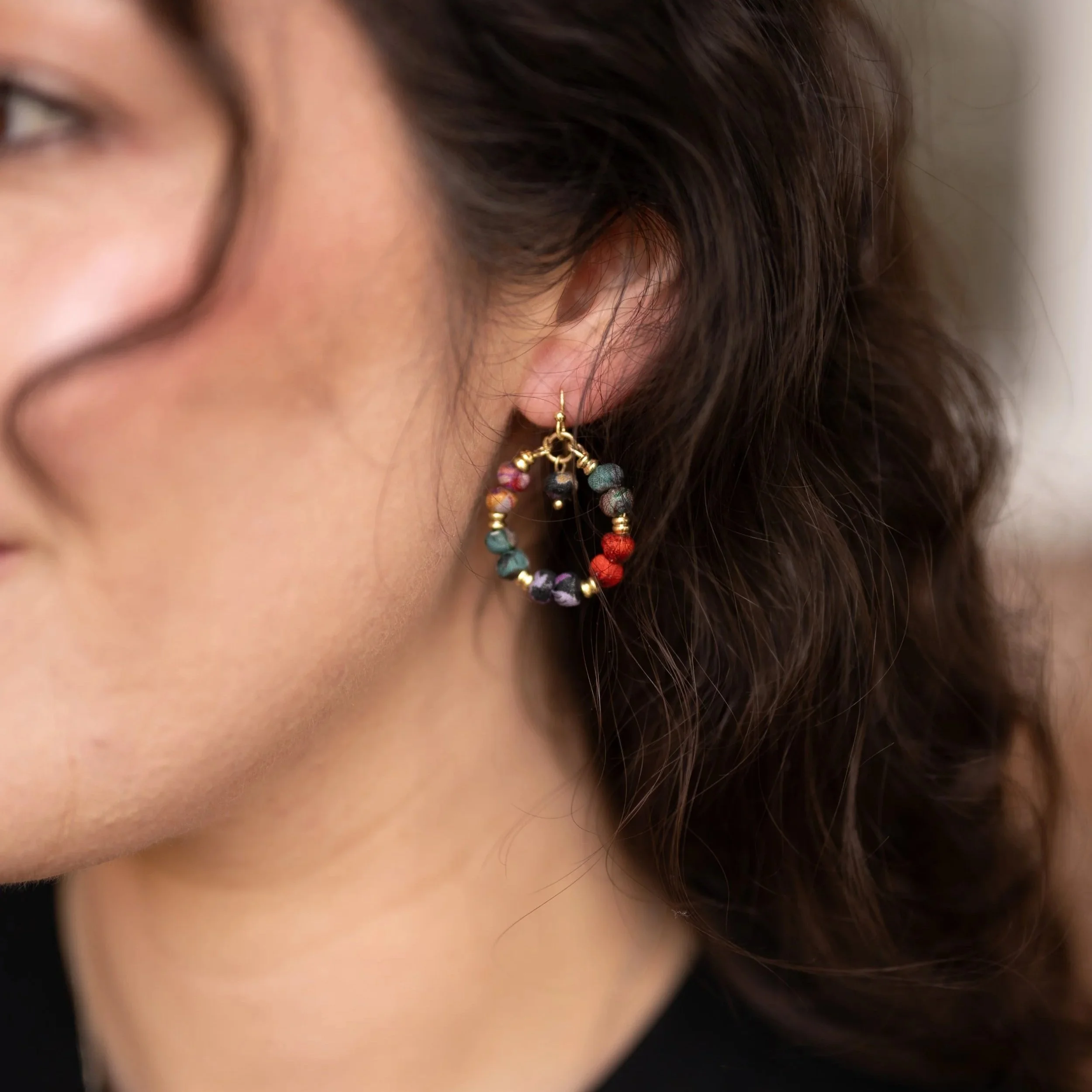 Indian Circle of Hope Earrings