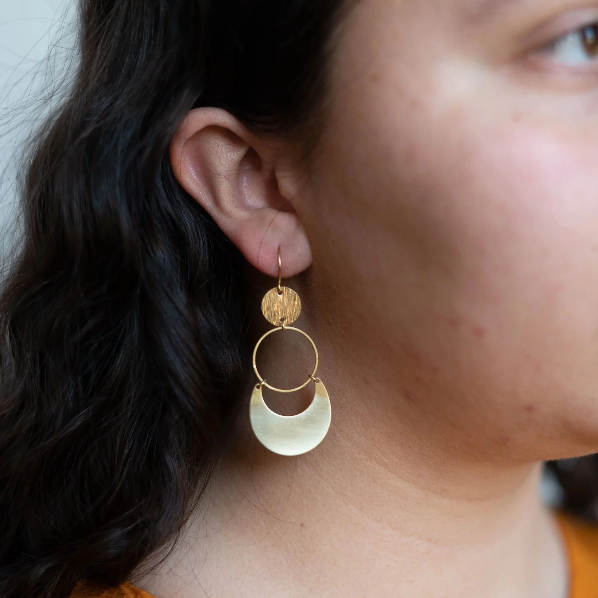 Cambodian Eclipse Earrings