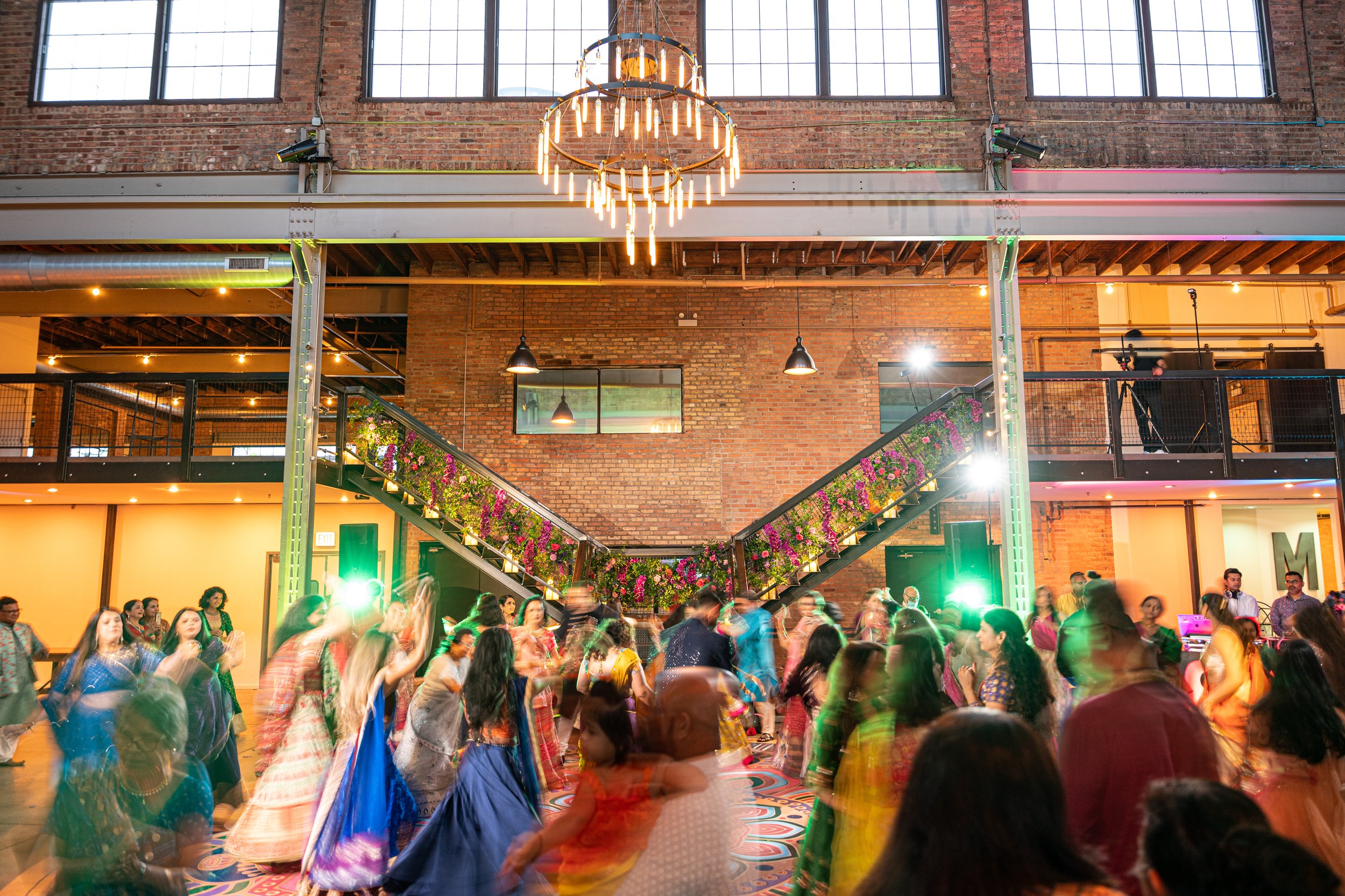  South Asian Wedding Dancefloor as captured by a Los Angeles Photographer of South Asian Weddings 