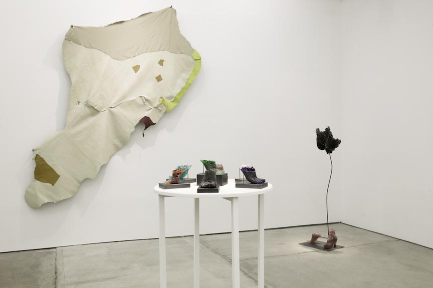 Skins- Staten Island, 2015 Heels, 2015 Mannequin, 2015 Installation view