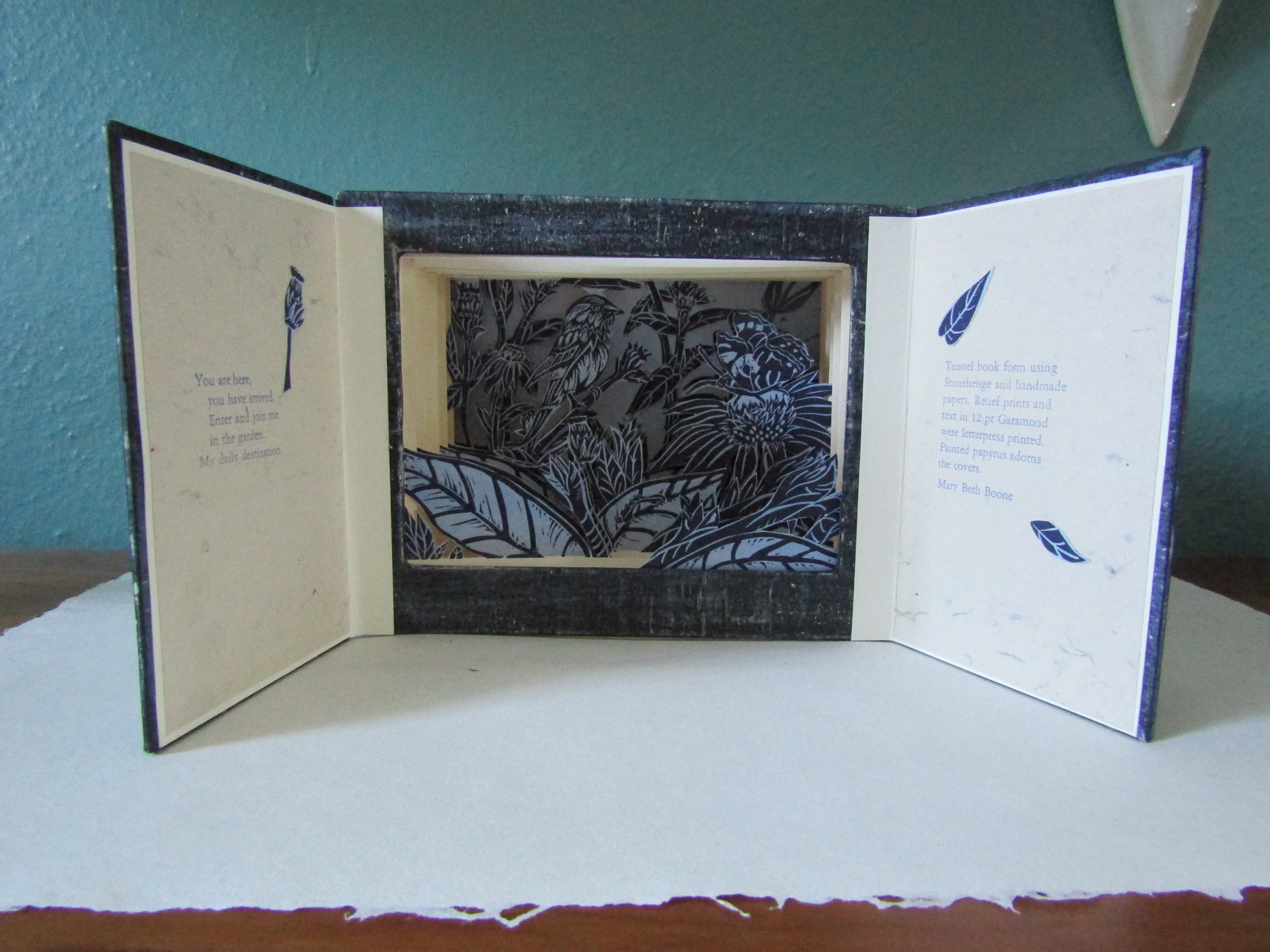 Welcome to The Garden ! The book is assembled (view 1).